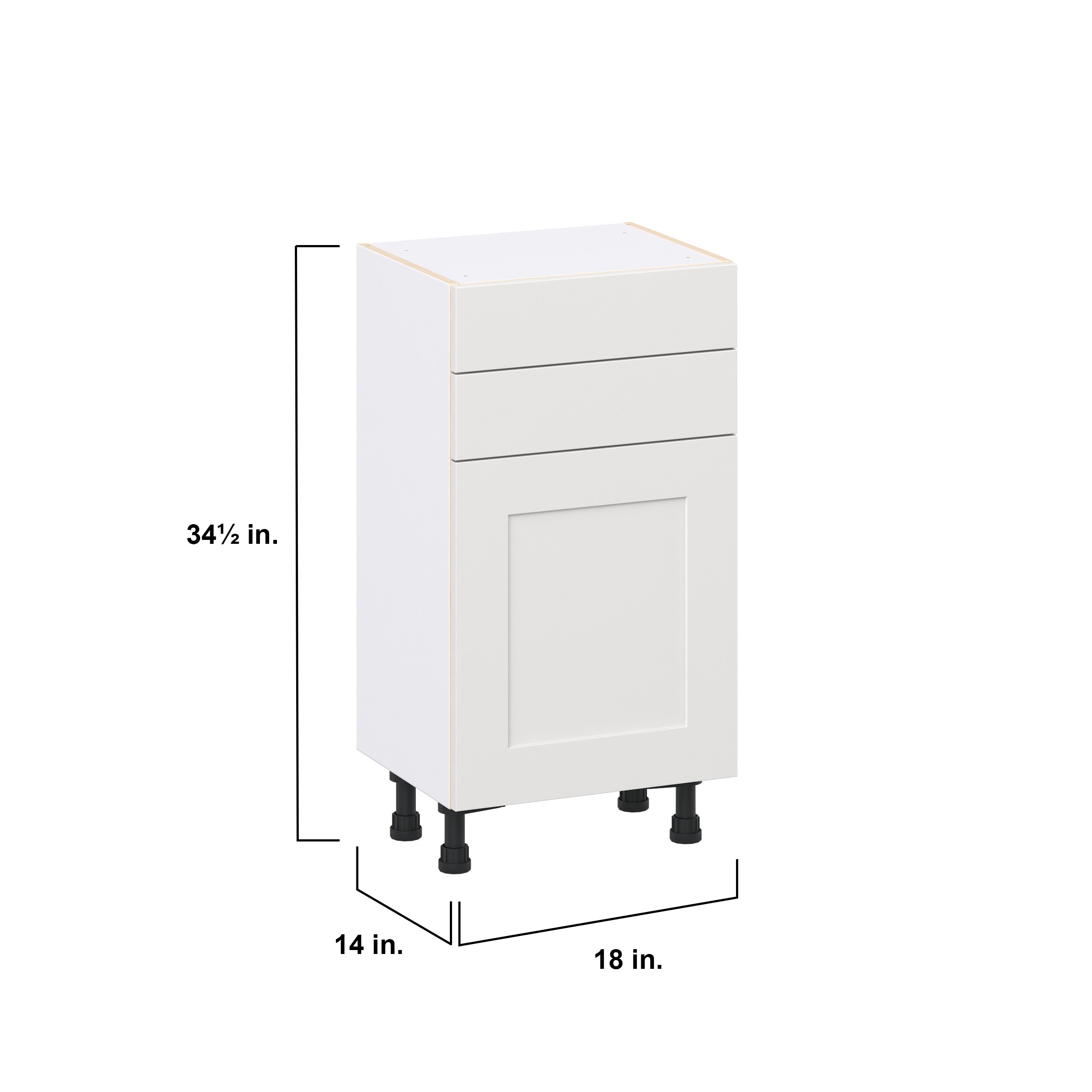 Hugo&Borg DSB1814B(L/R)-JO Cabinets-Kitchen - View #4