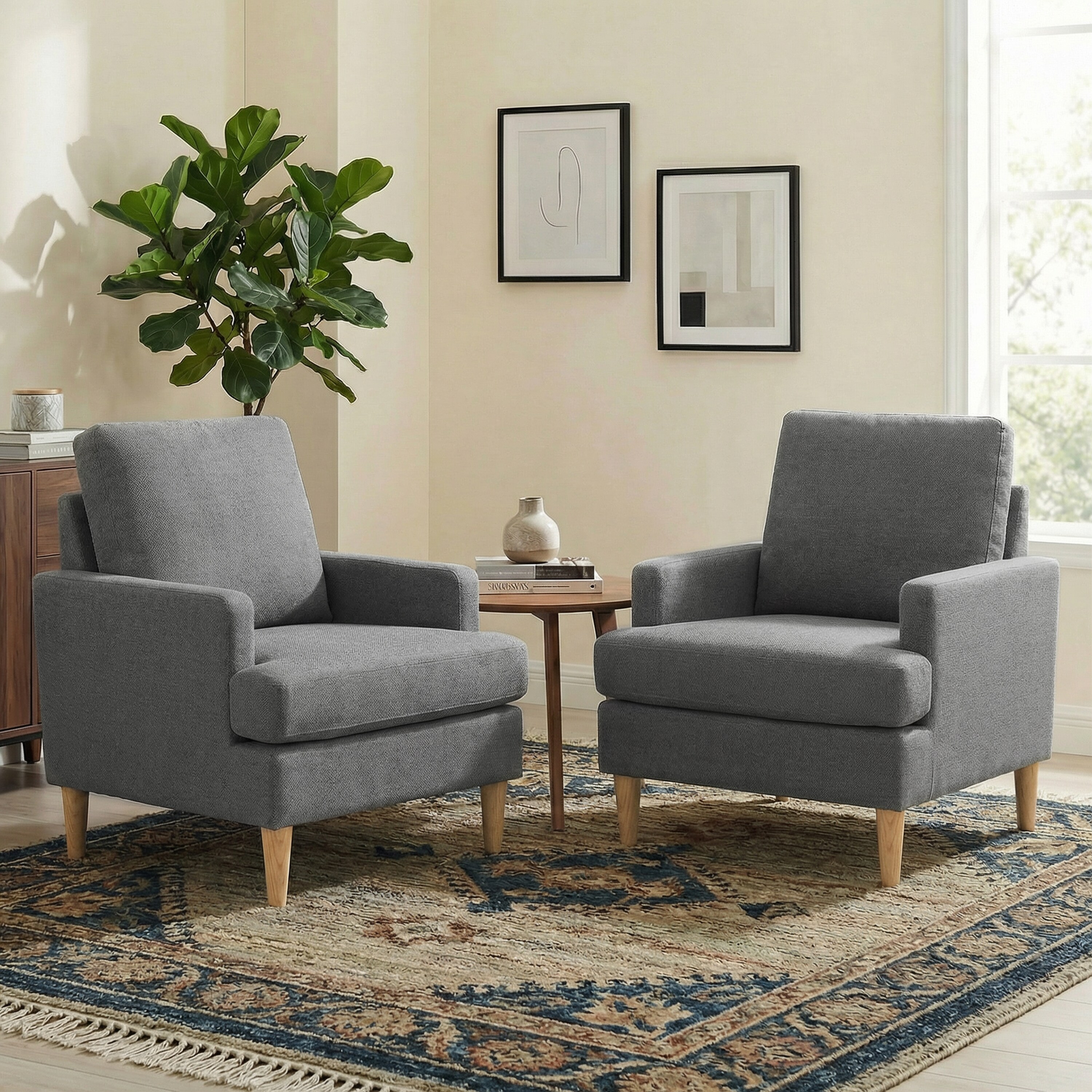 Keoni VK-406A-DKGY chairs - View #2