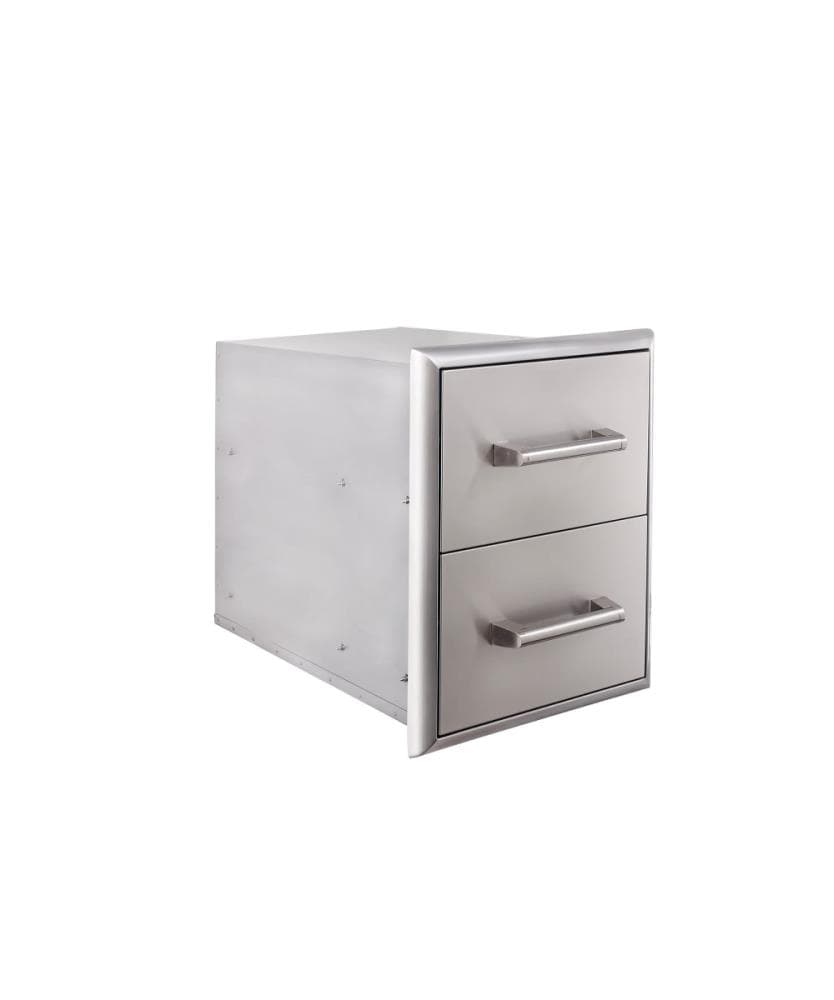 EdgeStar Stainless Steel Outdoor Double Storage Drawers