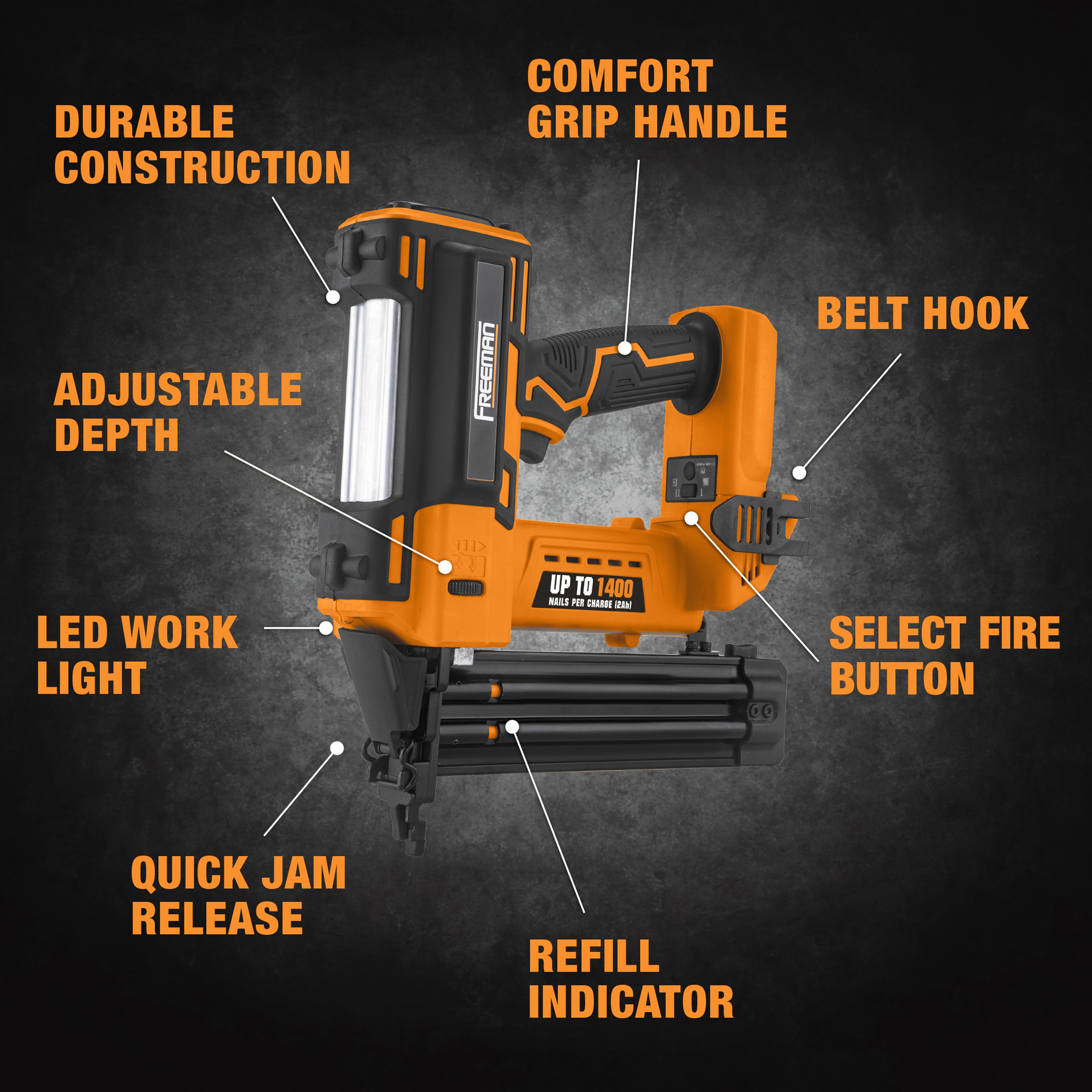 FREEMAN PE20VT1850 Brad-Nailers - View #10