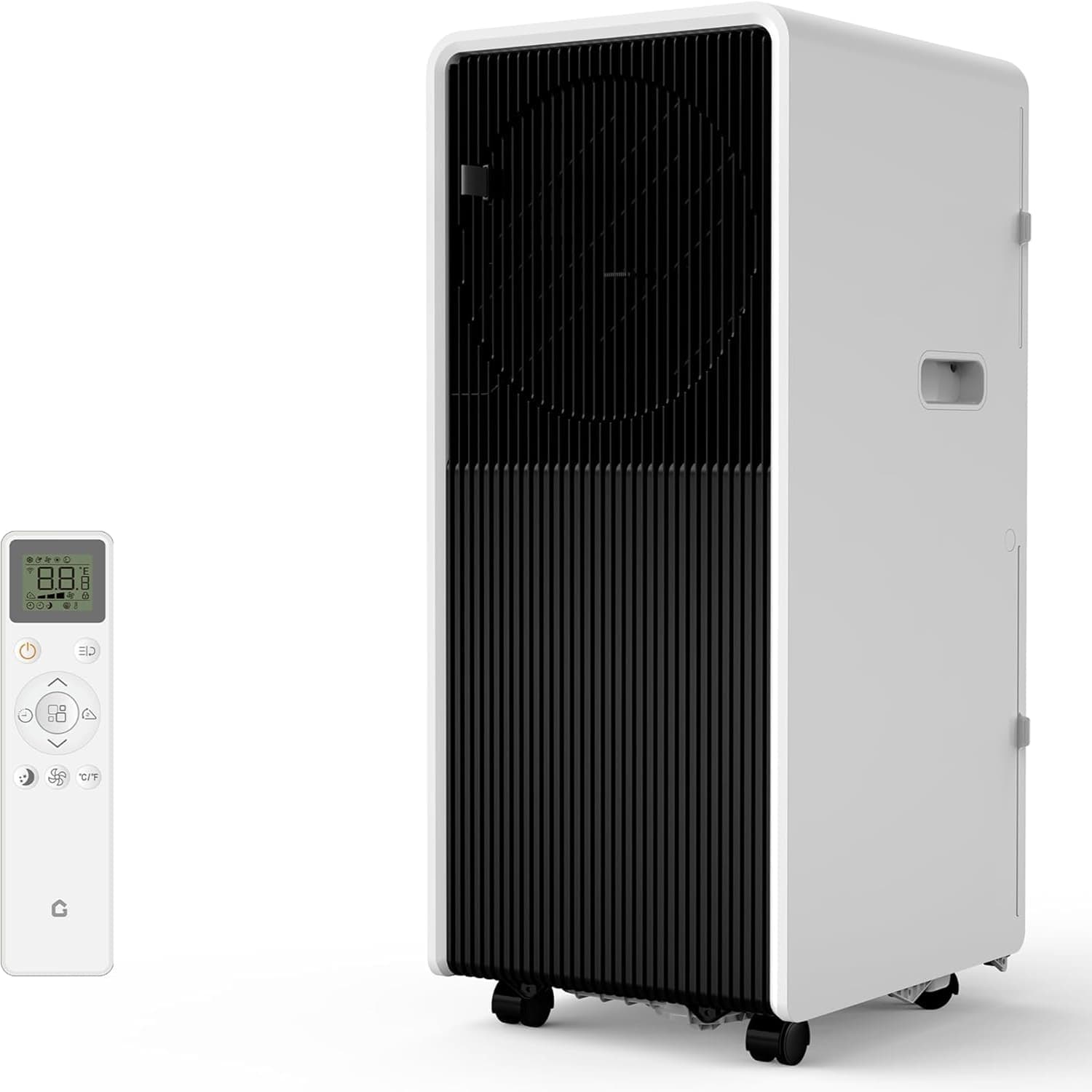 Qeetex 1LSHQQPHK-333NTTF4 14000 BTU Air Conditioner Portable 3-in-1 Room Standing Air Conditioners with Remote Control Fast Cools 750 Sq Ft   - Black