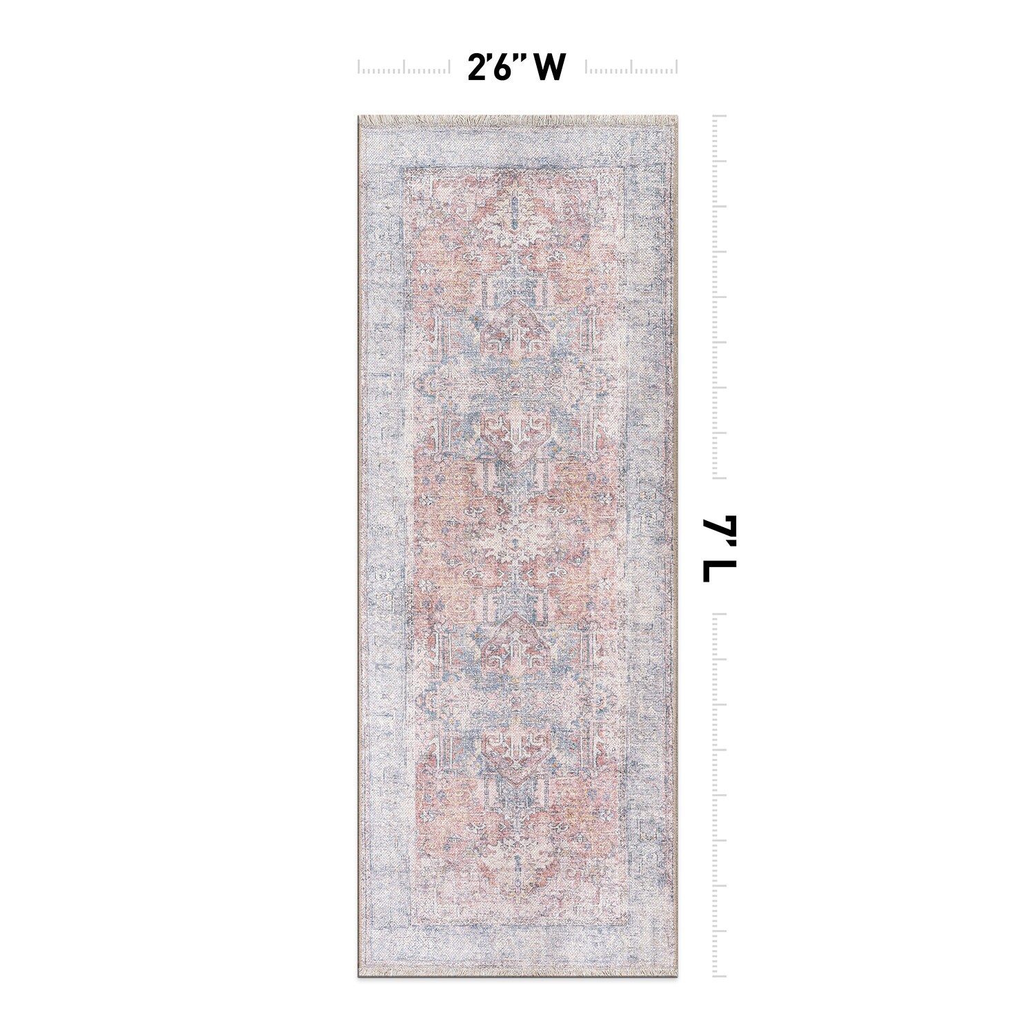 World Rug Gallery 6039RUST2X7 rugs - View #6