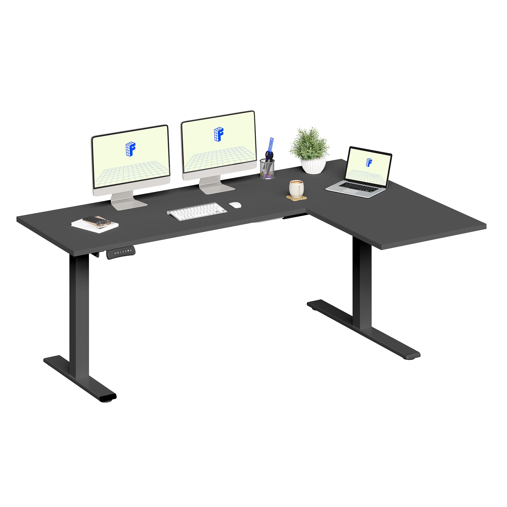 FlexiSpot E1LB487224-B desks - View #3