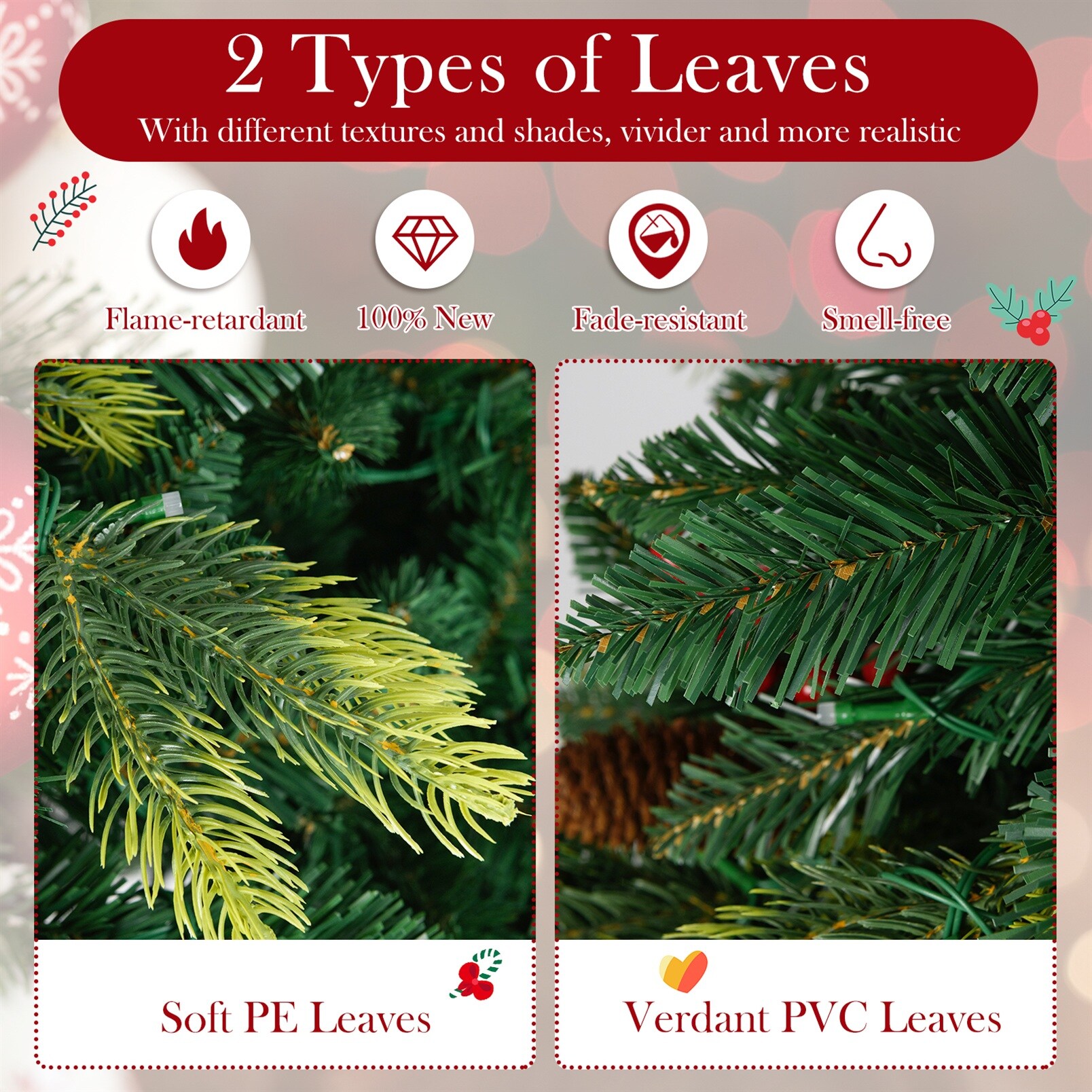 LIVIZA HYJ25169US-7 Artificial-Christmas-Trees - View #5
