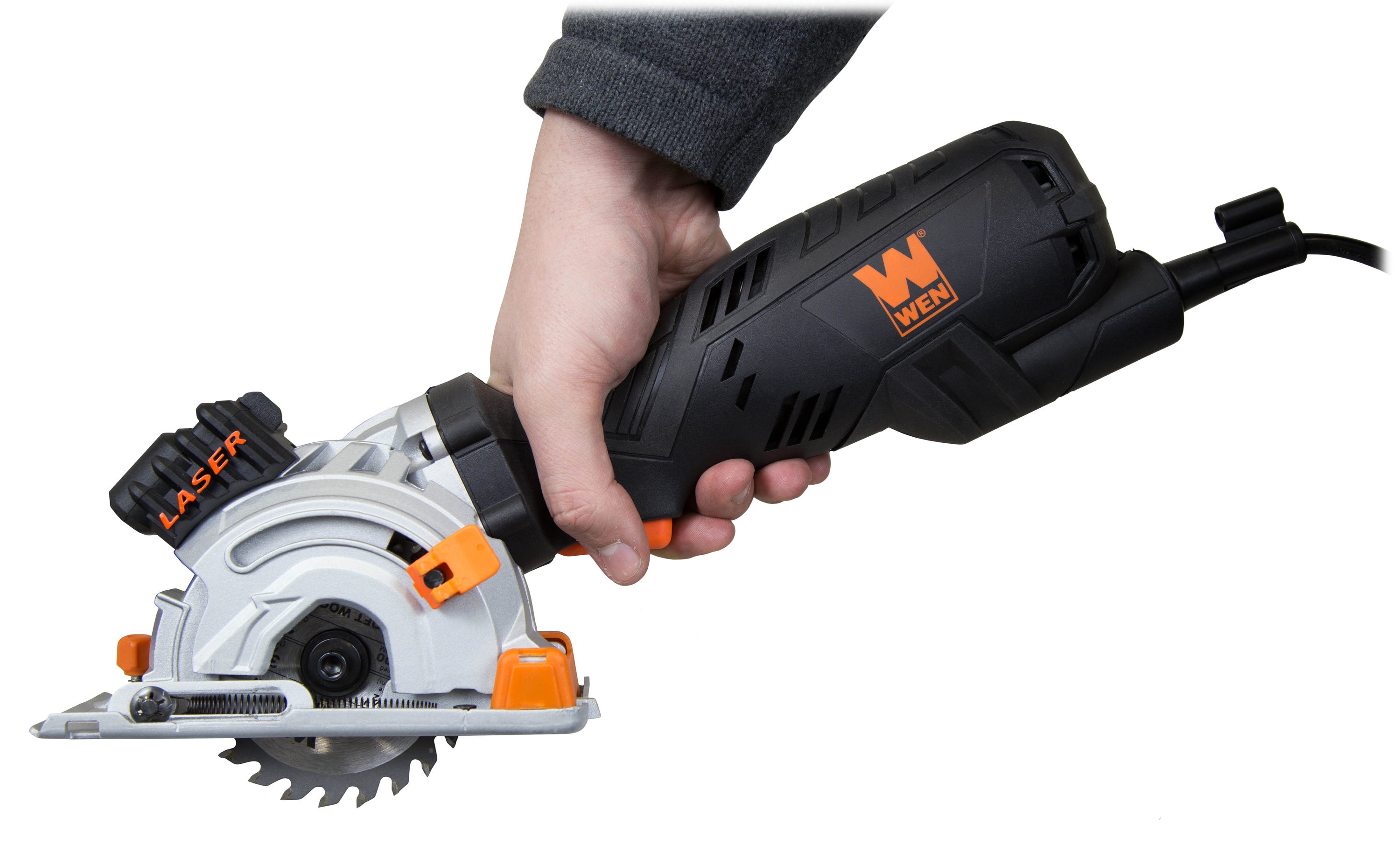 WEN 3 1 2 in Corded Compact Circular Saw in the Circular Saws