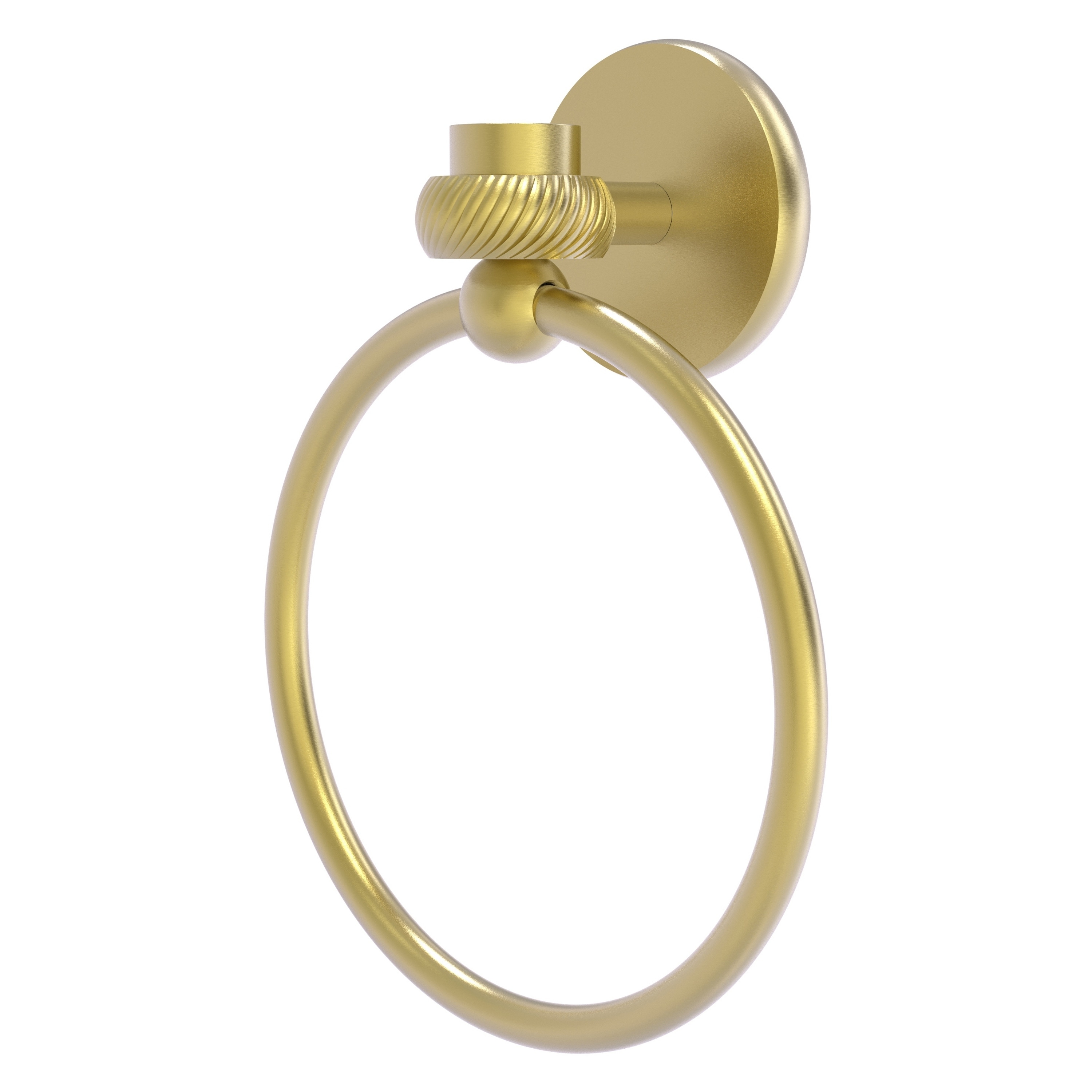 Allied Brass 7116T-SBR Satellite Orbit One Satin Brass Wall mount Single Towel Ring
