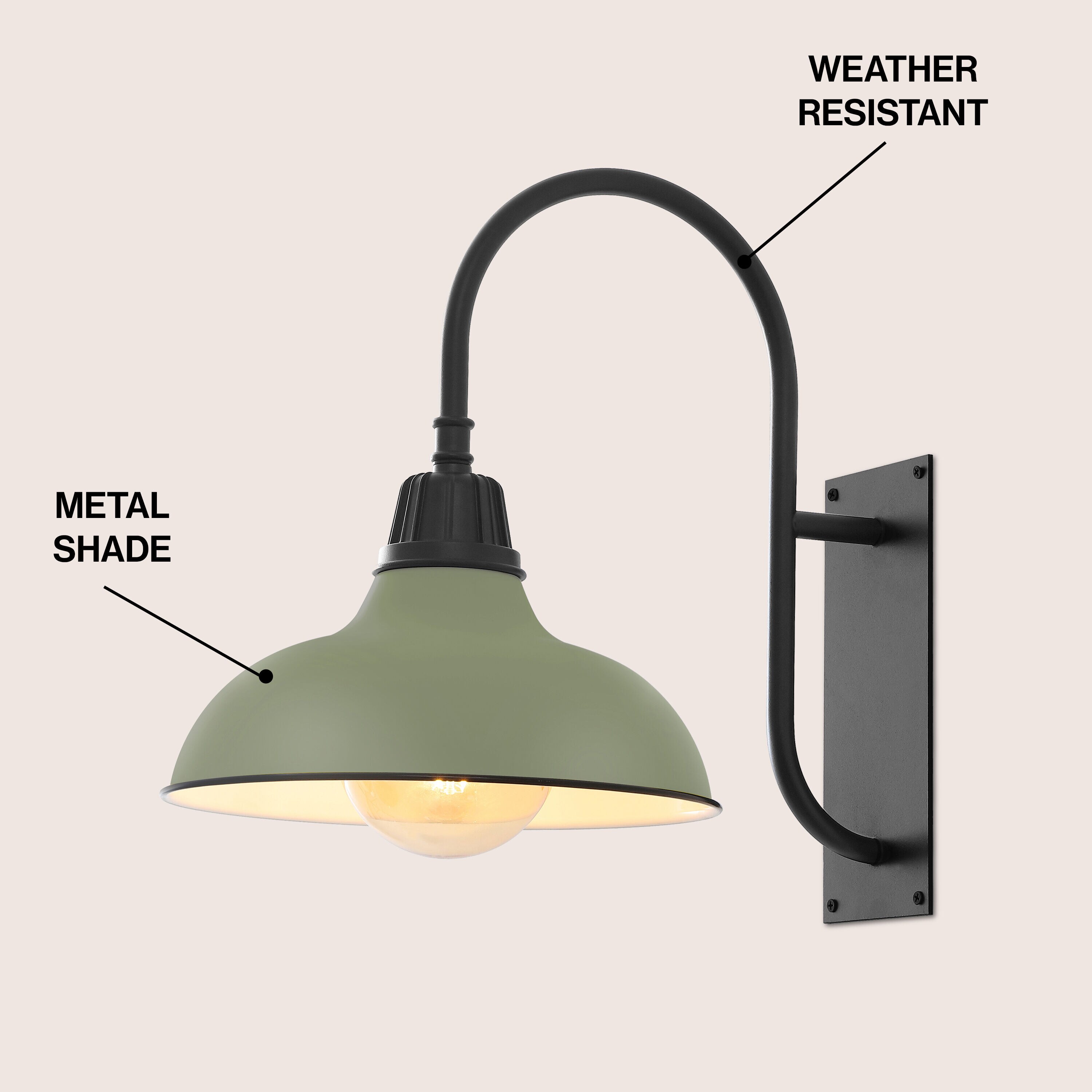 JONATHAN  Y JYL7614I Outdoor-Wall-Lighting - View #3