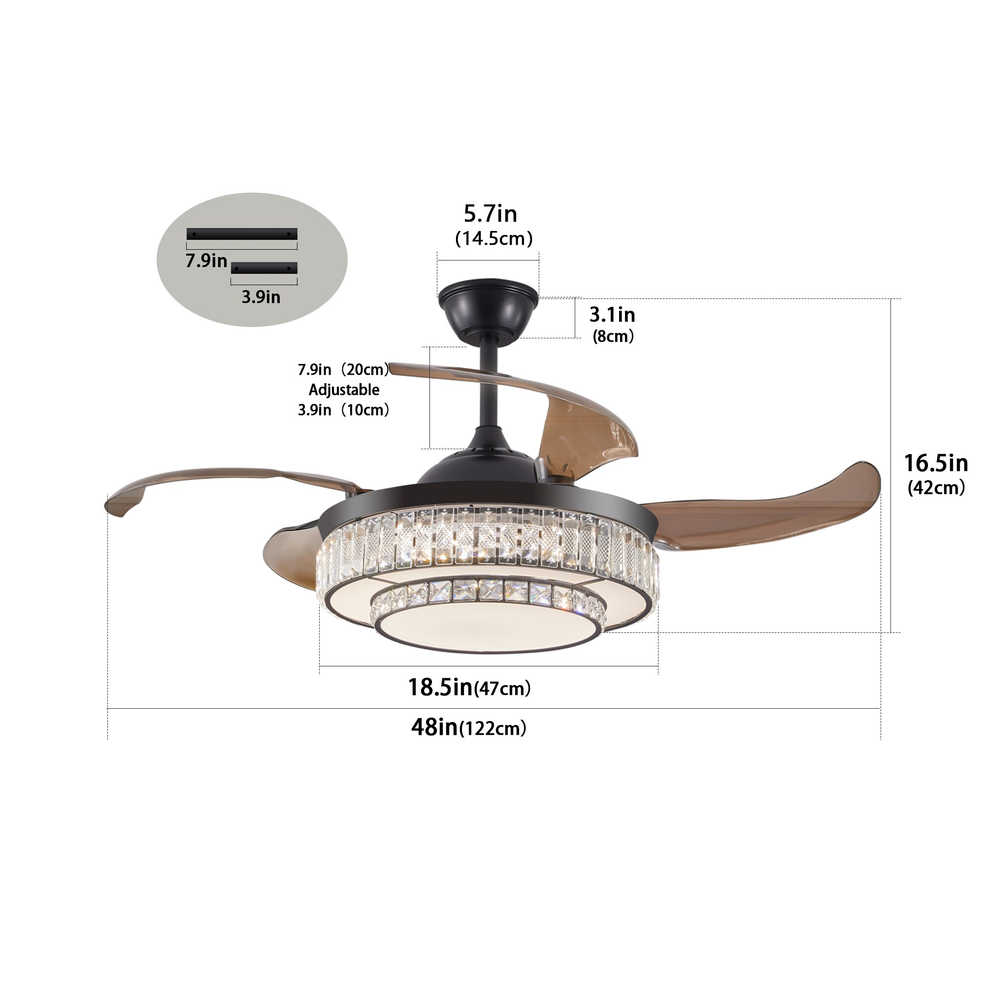 LUCKY ONE LO-LC189093P Ceiling-Fans - View #9