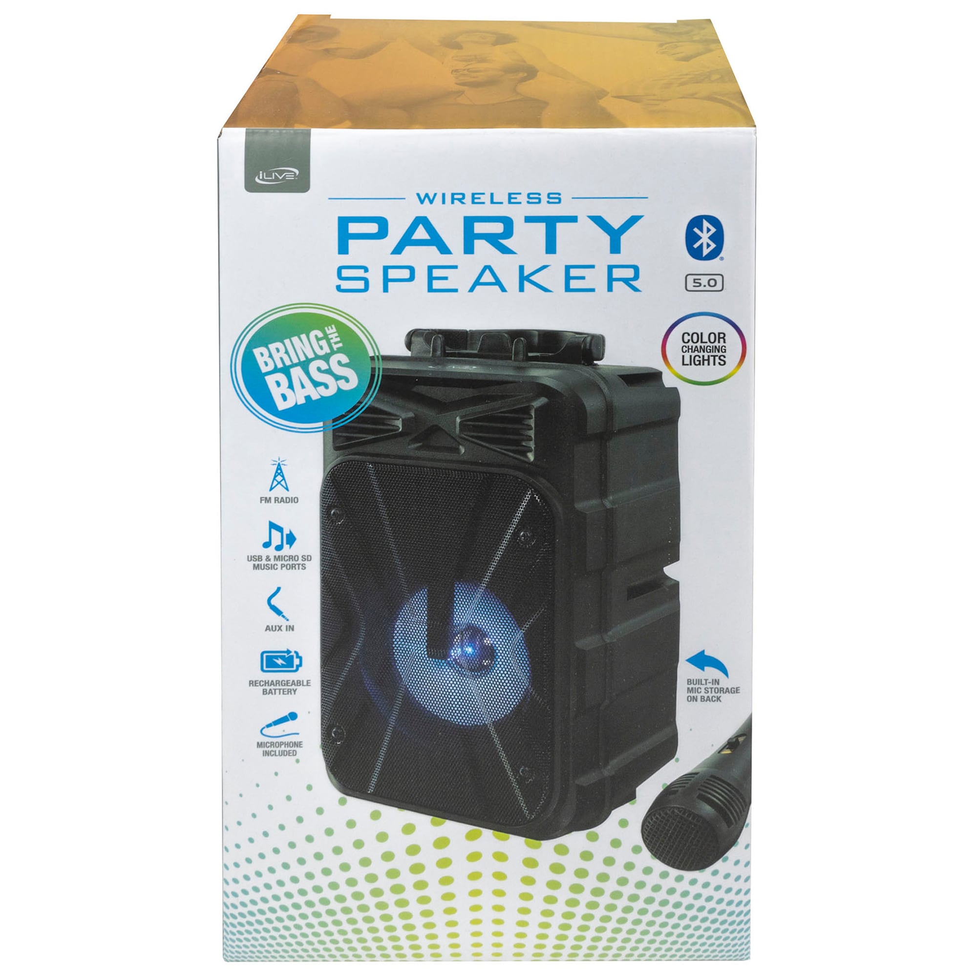 iLive ISB202B Portable-Speakers - View #3