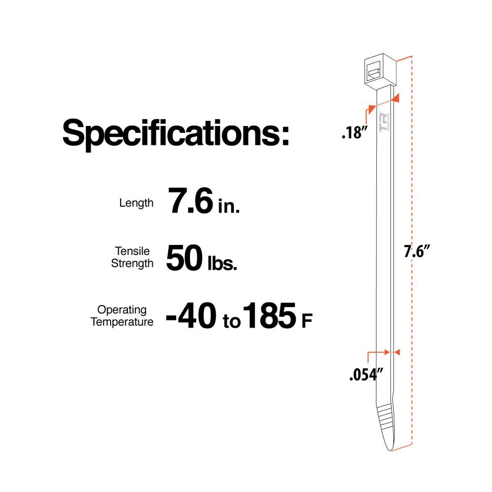 TR Industrial TR88402 Cable-Ties - View #4