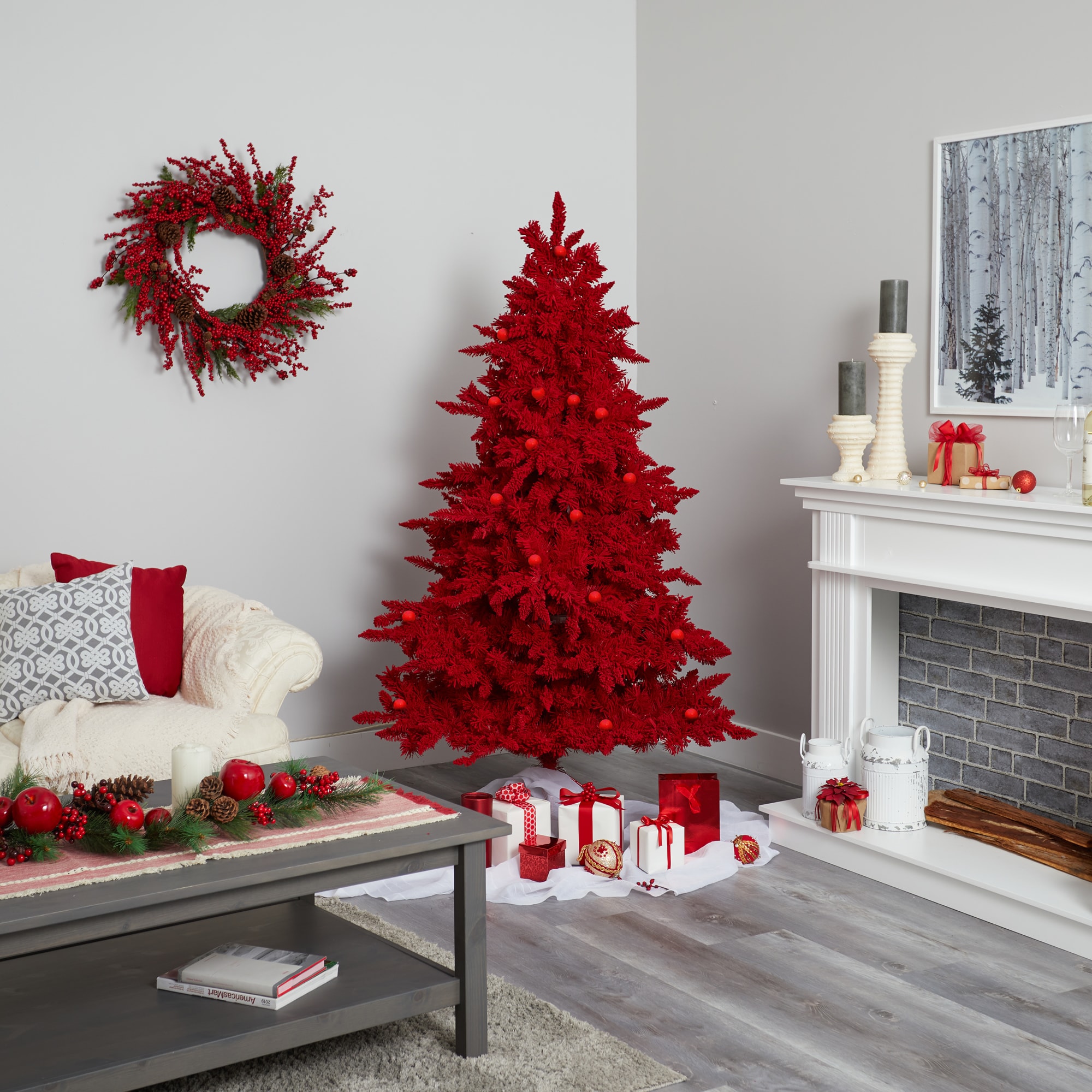 Nearly Natural T1461 Artificial-Christmas-Trees - View #8
