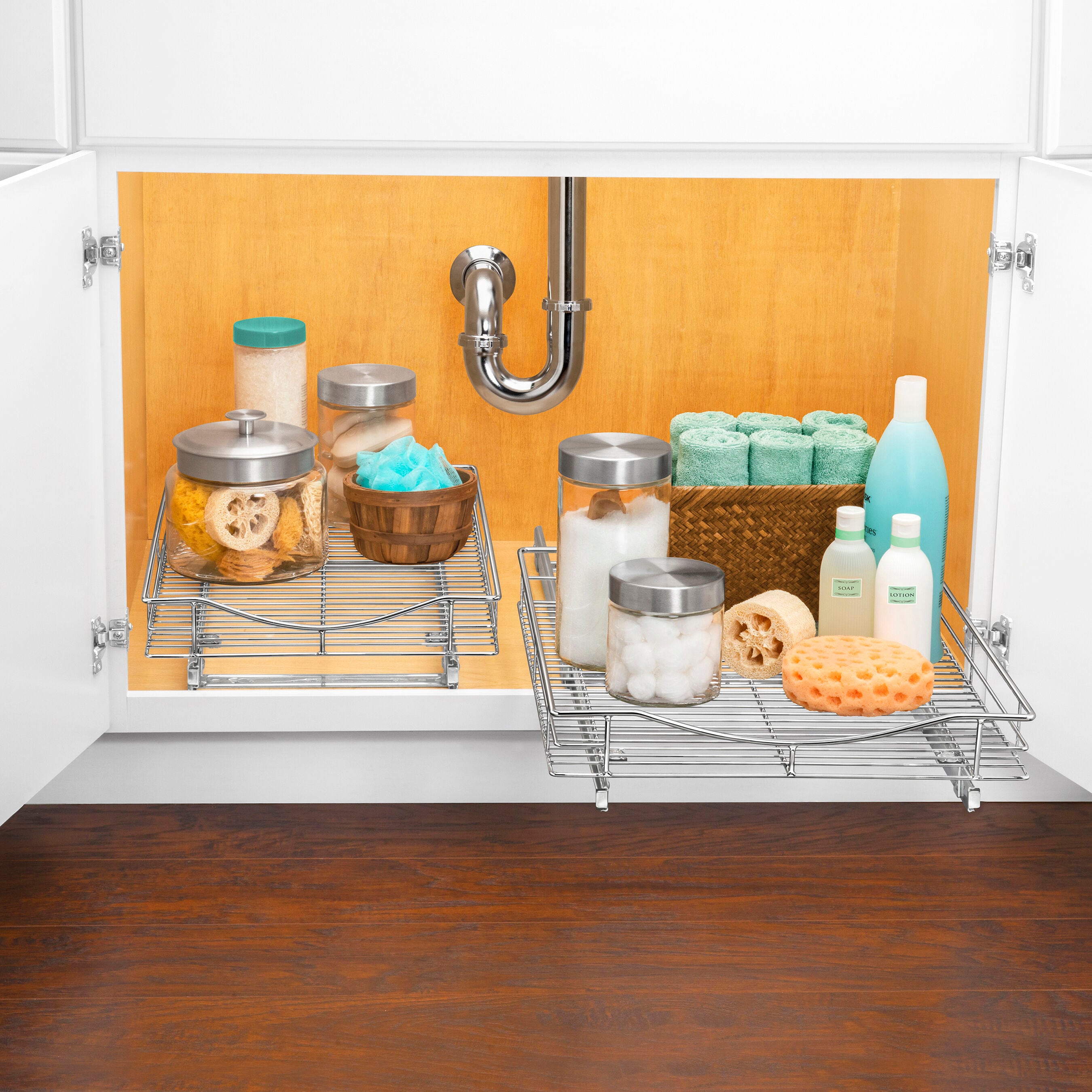 Lynk Professional Pull Out Cabinet Organizer, Slide Out Pantry