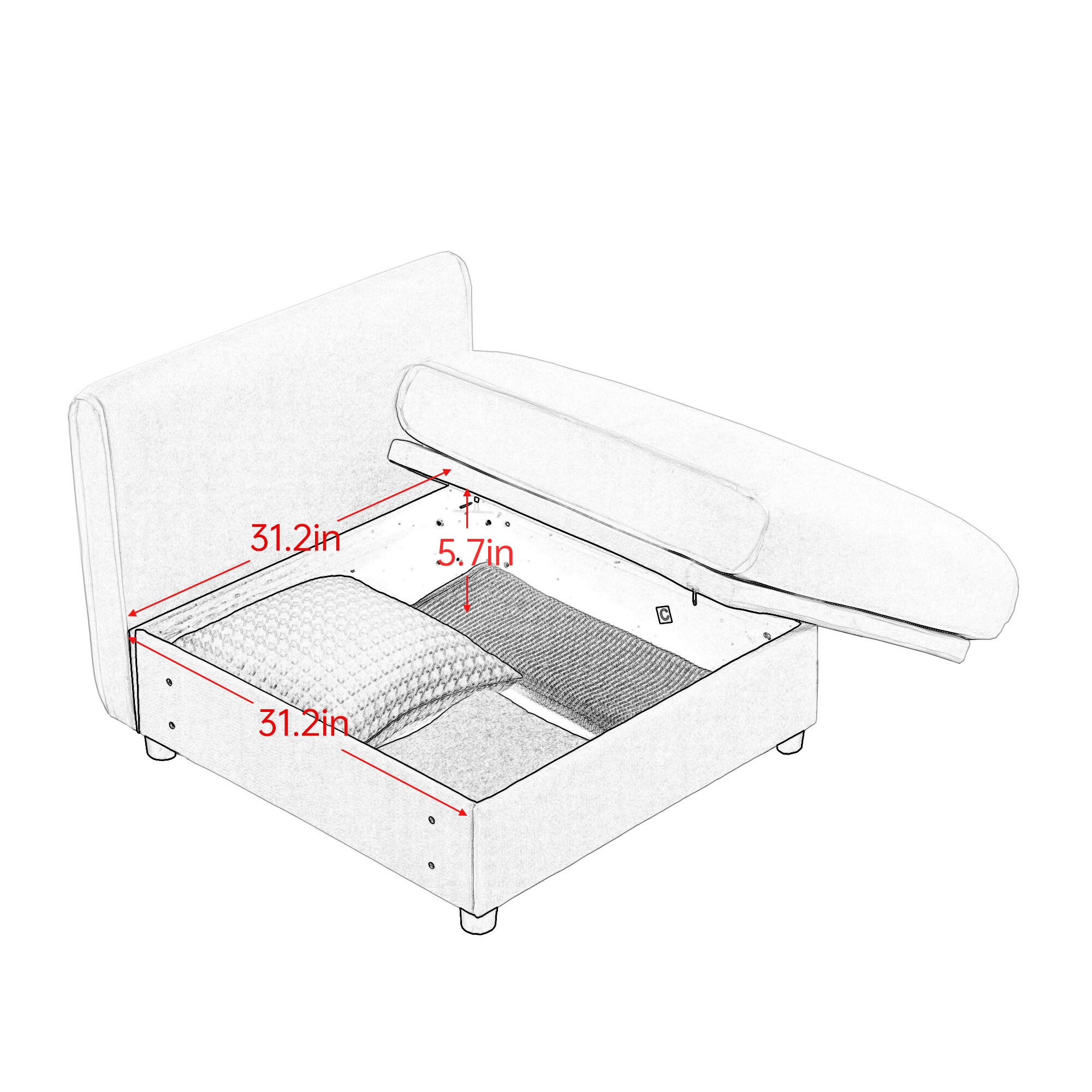 SINOFURN SYA020331BG Sofas-Loveseats - View #15
