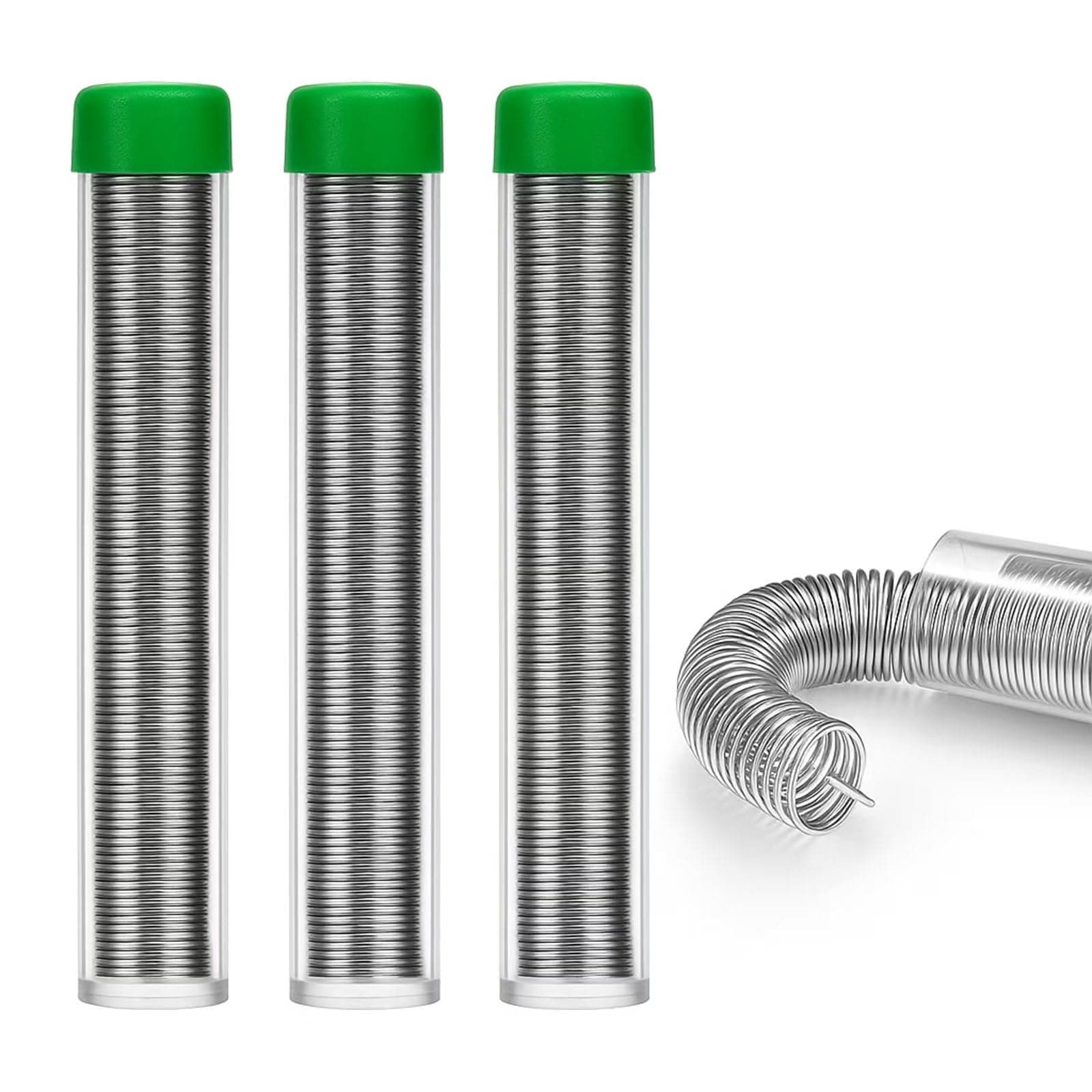 Etokfoks  51g Lead Free Solder Wire Electronic Soldering Accessory with High Purity Tin Rosin Core Low Residue 3pcs