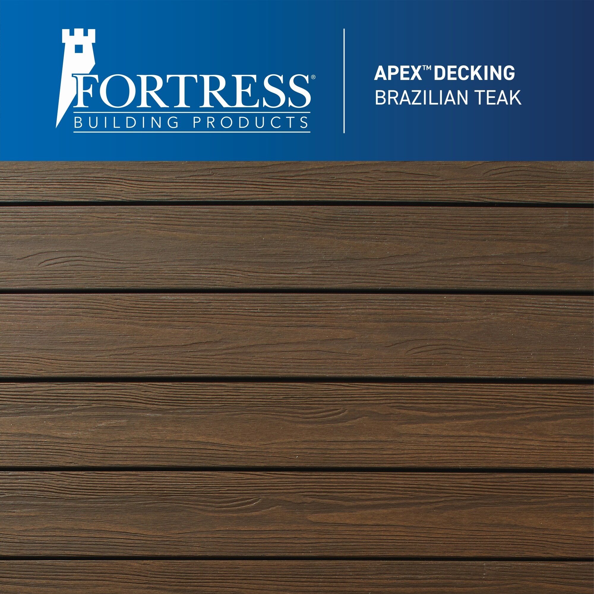 Fortress Building Products 12 X 12 Freestanding Brazilian Teak Brown Deck Kit In The Decking 