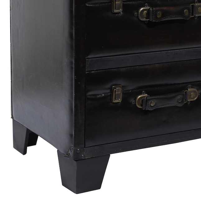 Grayson Lane Dark Brown 3-Drawer Accent Chest in the Chests department ...