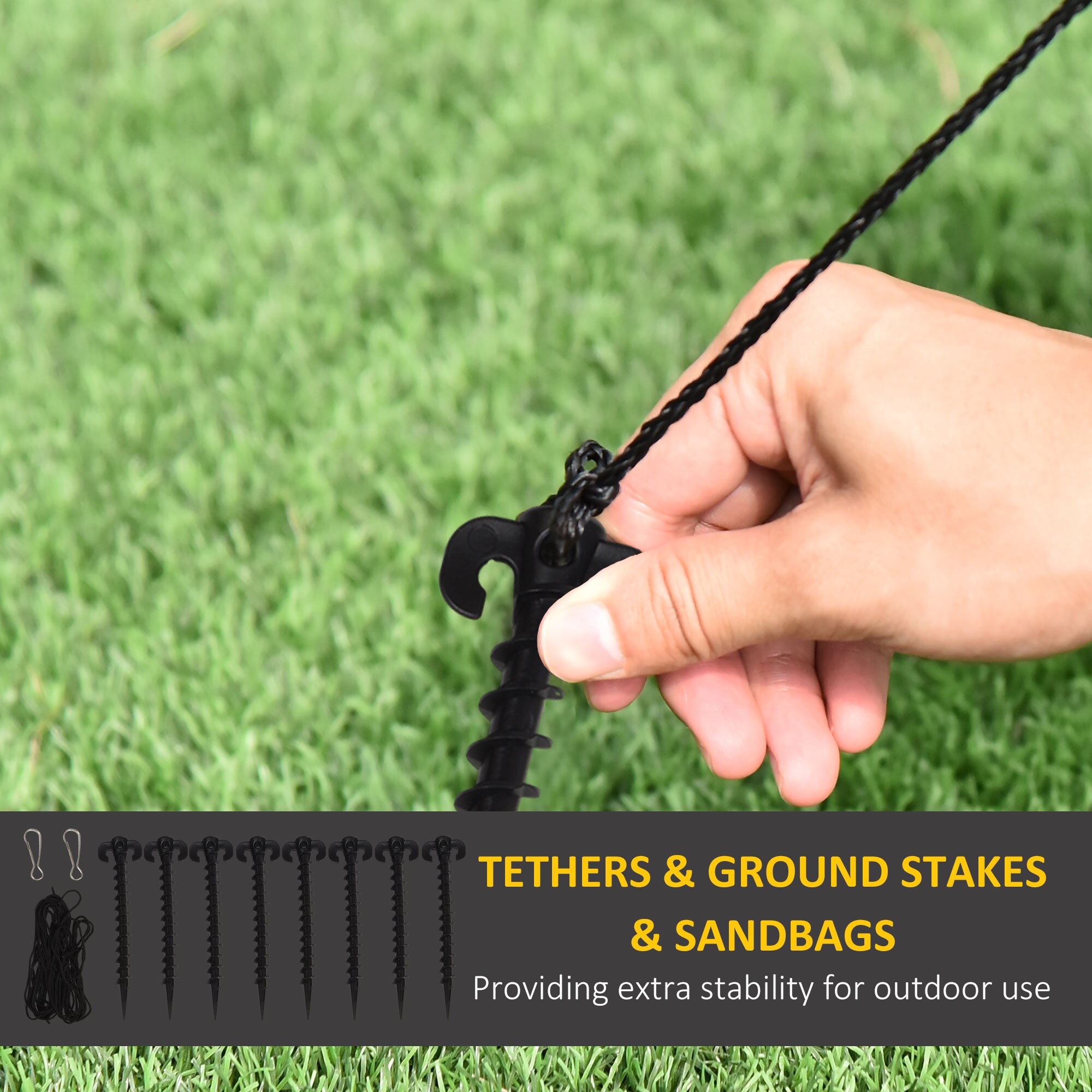 Outsunny 844-942V80WT Christmas-Inflatables - View #6