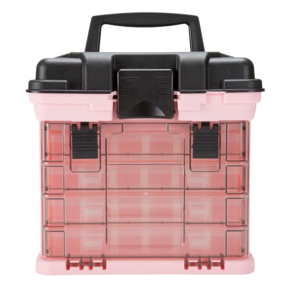 Fleming Supply 10-in 18-Drawer Pink Plastic Tool Box in the