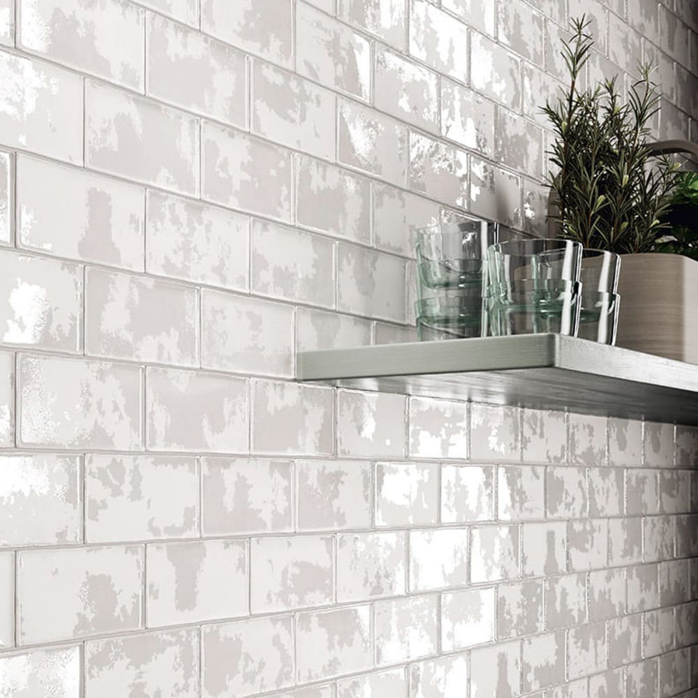 Affinity Tile Biarritz White 3-in x 6-in Multi-finish Ceramic Subway ...