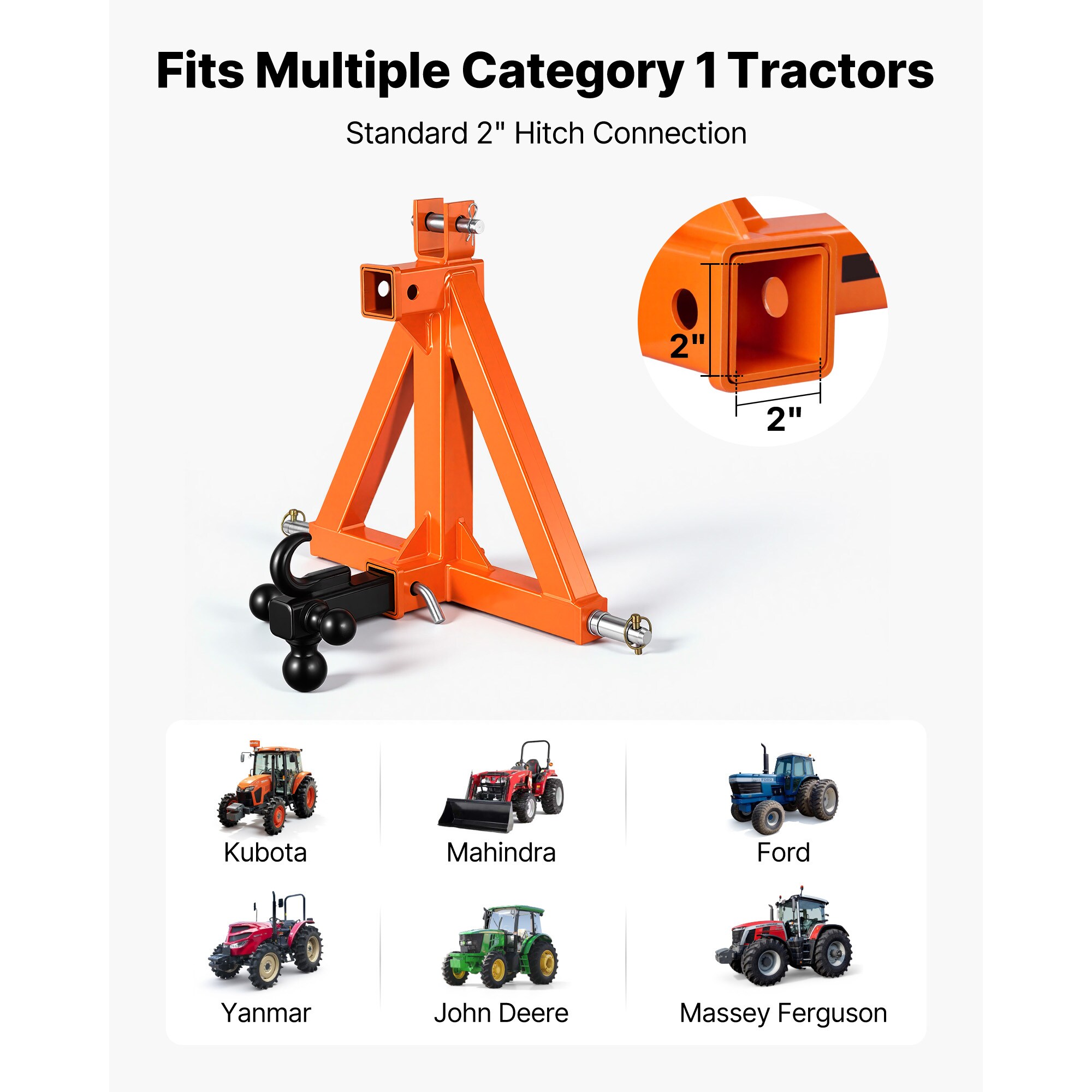 VEVOR SCSJXJSQSJKS17399V0 Tiller-Attachments - View #2