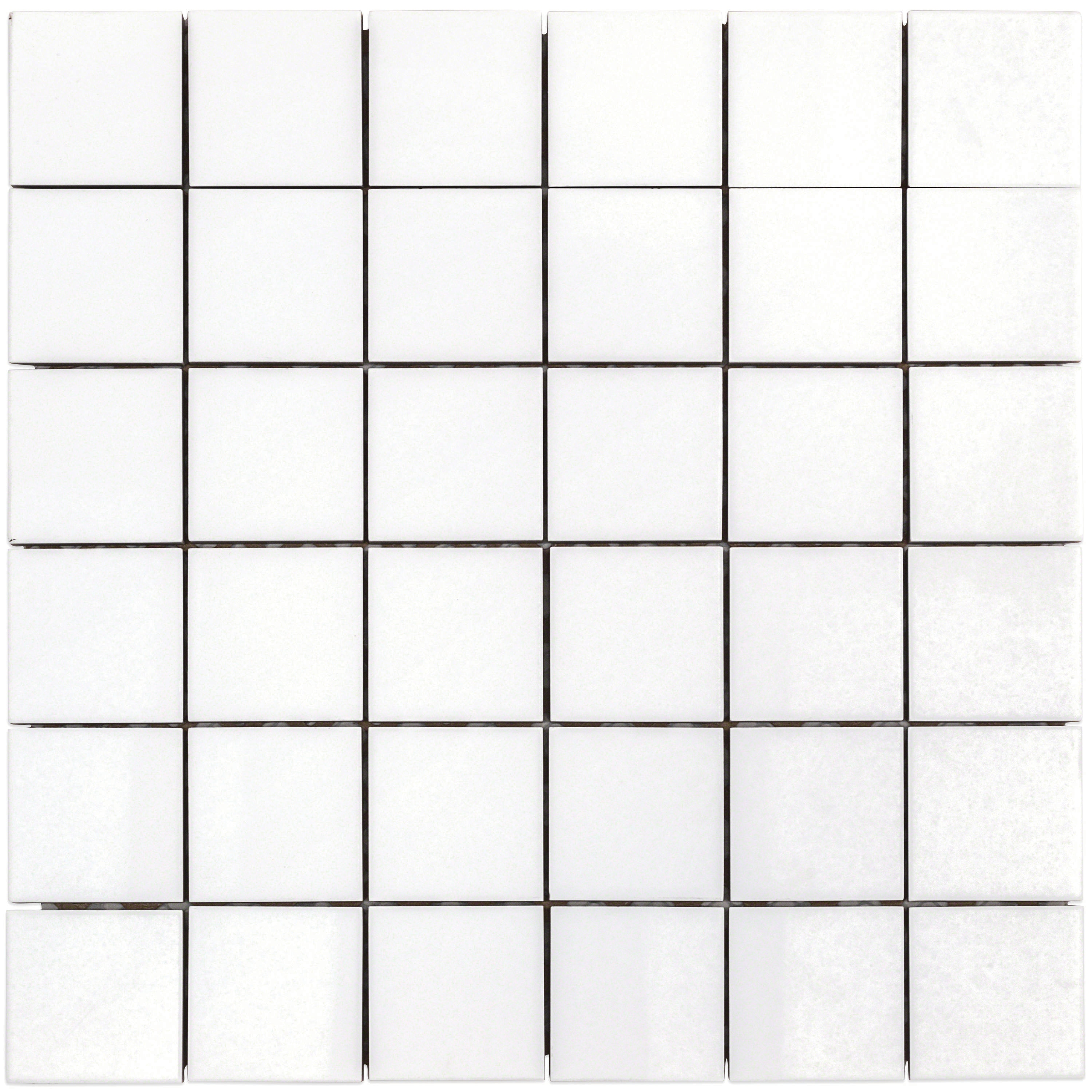 Artmore Tile EXT3RD102612 Sample- Clarity White 4-1/2-in x 12-3/4-in Glazed Patterned Floor and Wall Tile