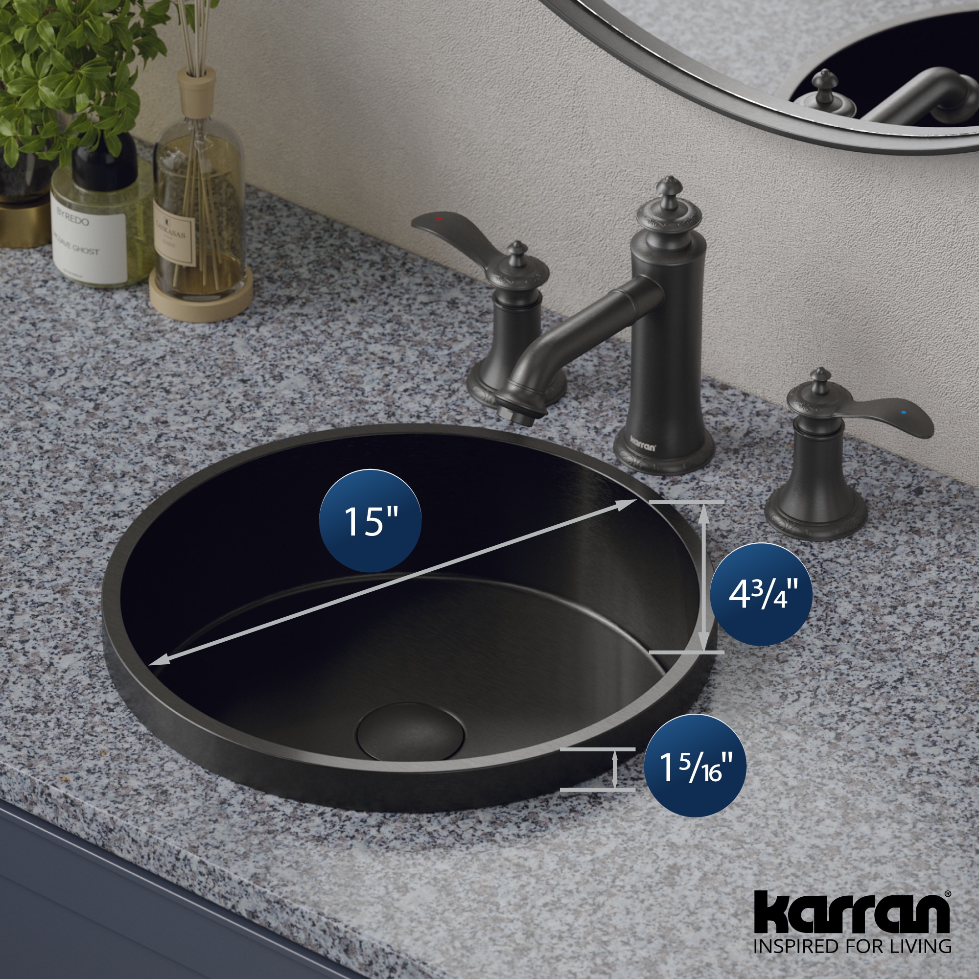 Karran CCT100GG Bath-Sink - View #4