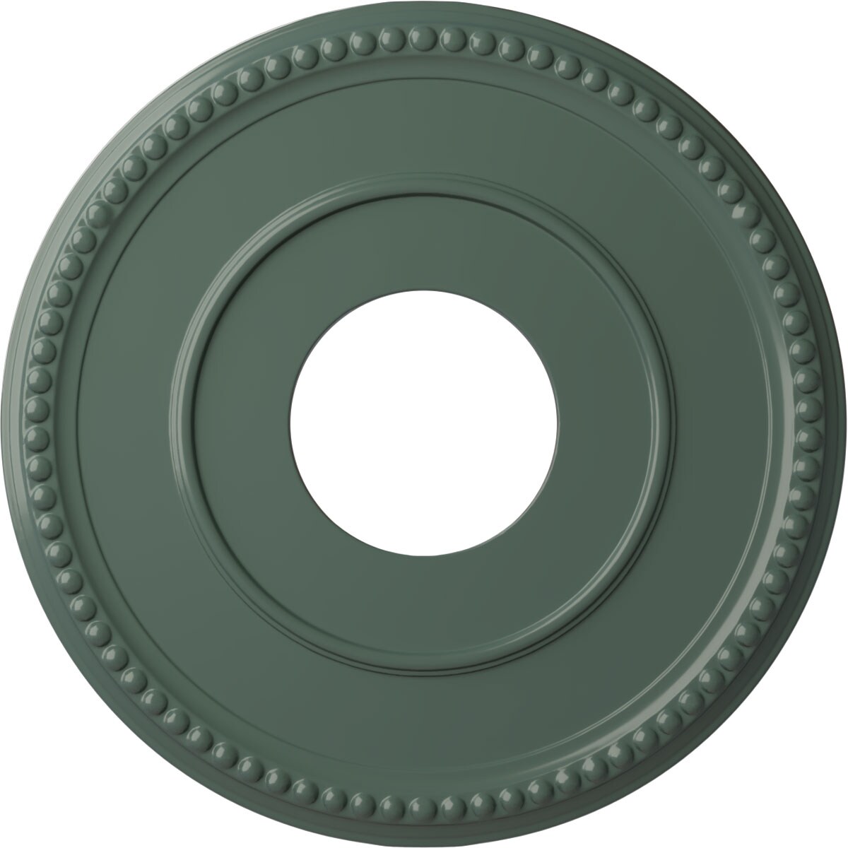 Ekena Millwork CM12BRCBF Bradford 12.5-in W x 12.5-in L Painted Cloud Burst Polyurethane Whole Ceiling Medallion
