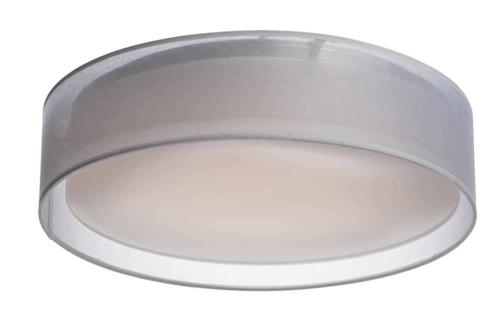 Maxim Lighting 10232WO Prime 1 -Light 20-in Matte White Integrated LED Flush Mount Light