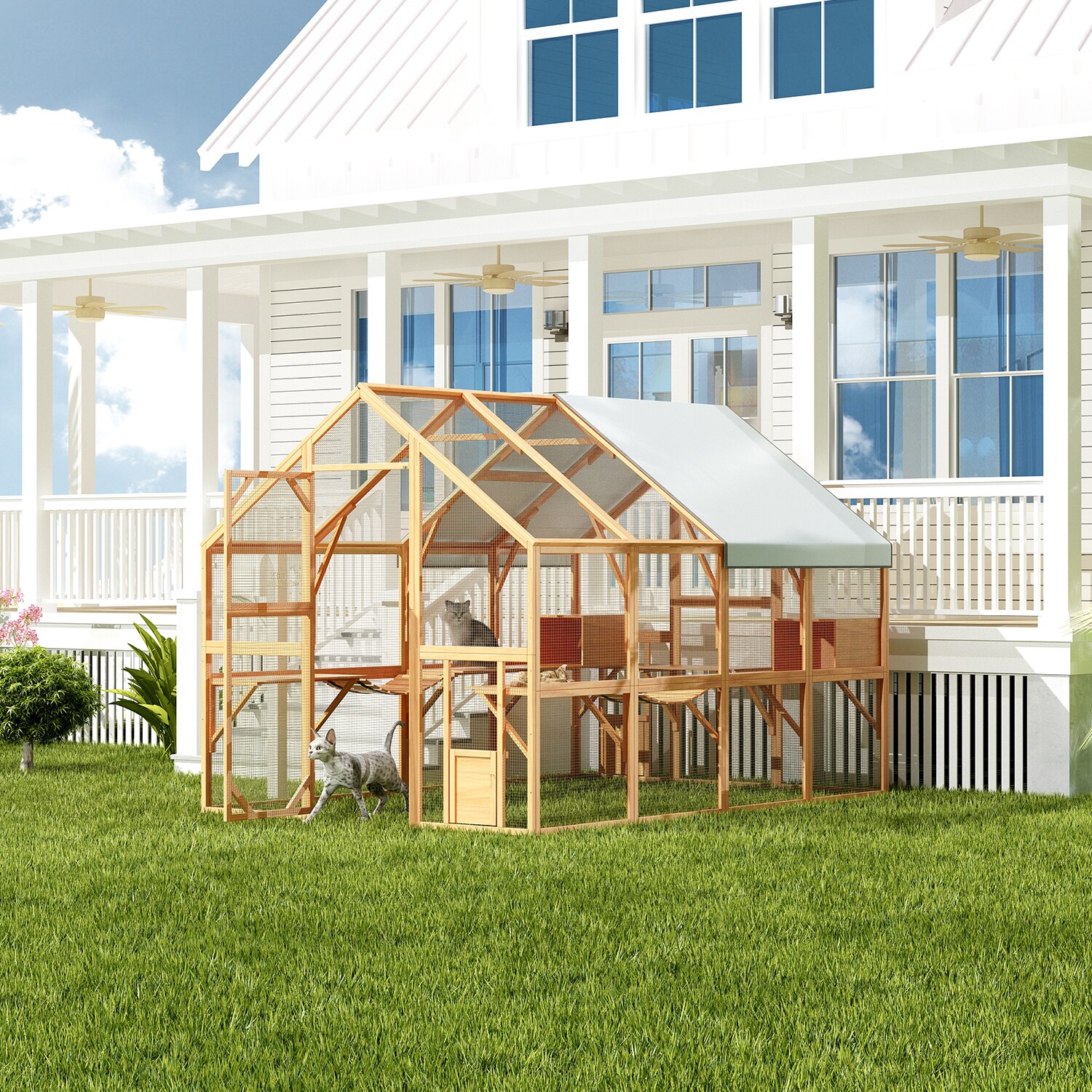 MIDHAM KF150158-09-A+B Chicken-Coops-Rabbit-Hutches - View #15