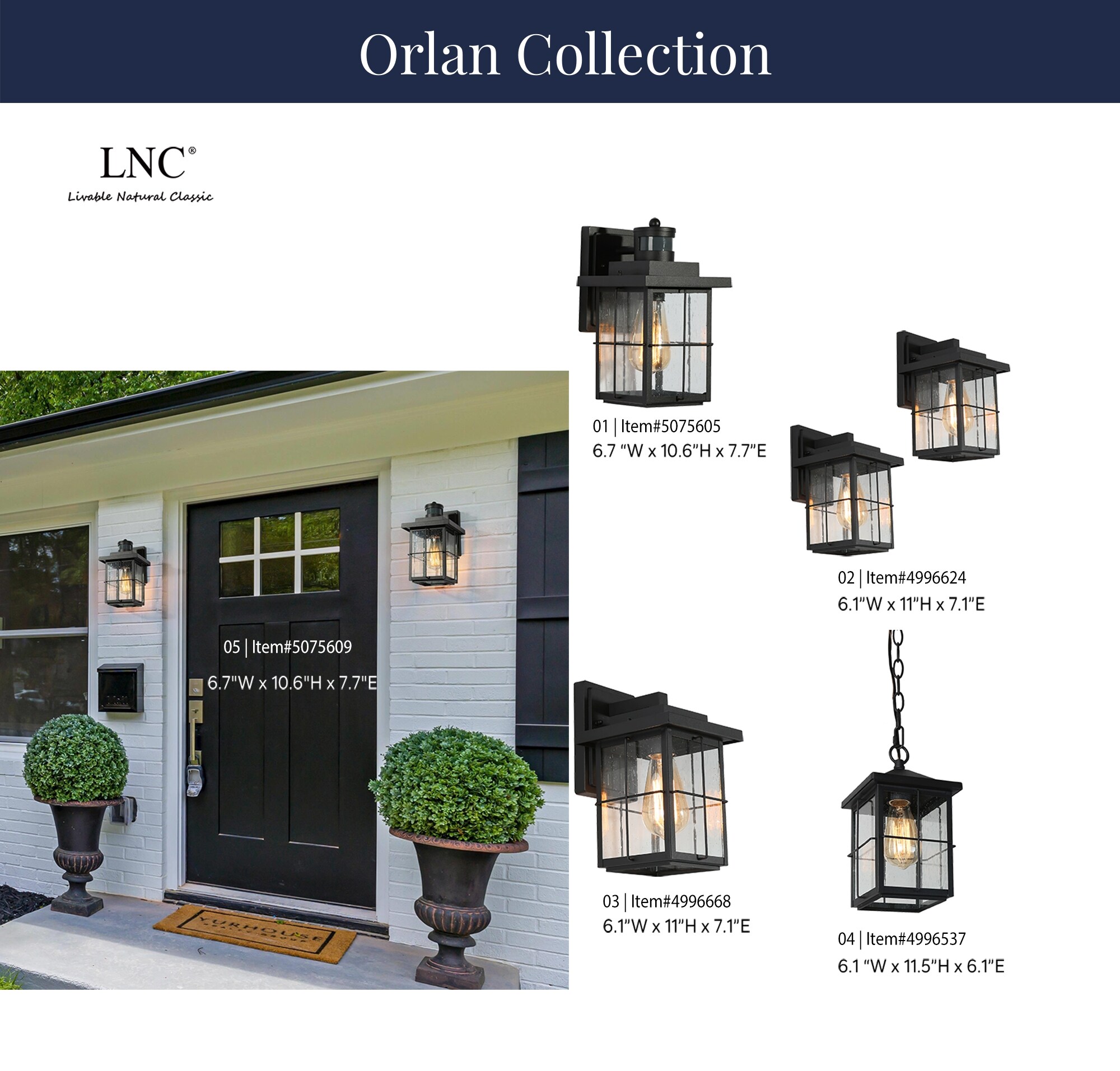 LNC FVFVRELWS254D37 Outdoor-Wall-Lighting - View #10