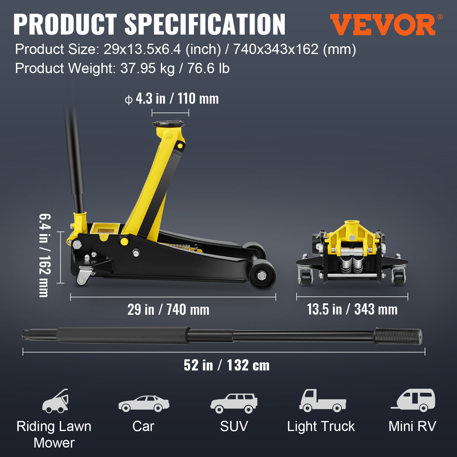 VEVOR SGWSQJDTZSG4TQQ3LV0 jacks - View #8