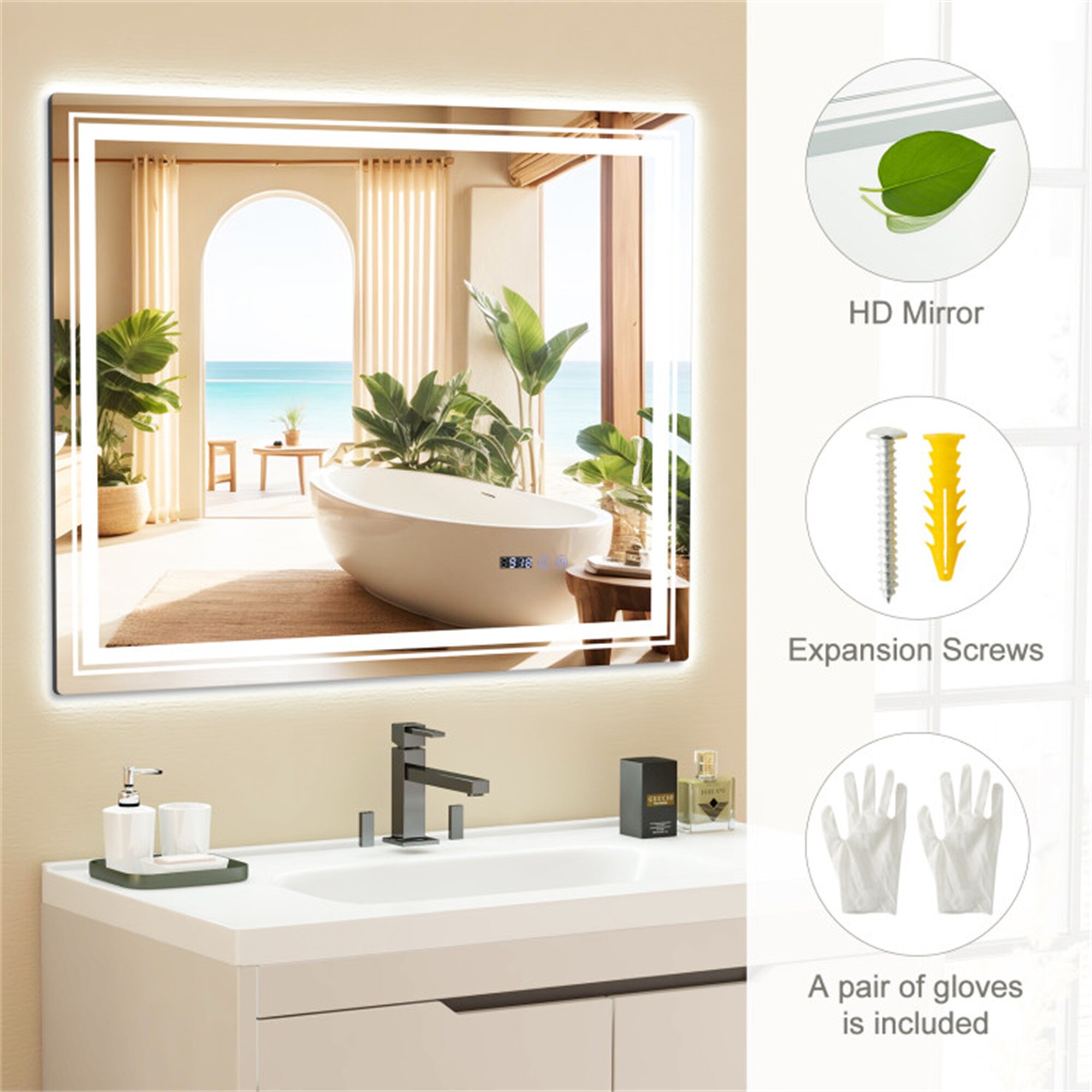 BABOOM BOM-9967533-OR Framed-Bath-Mirrors - View #9