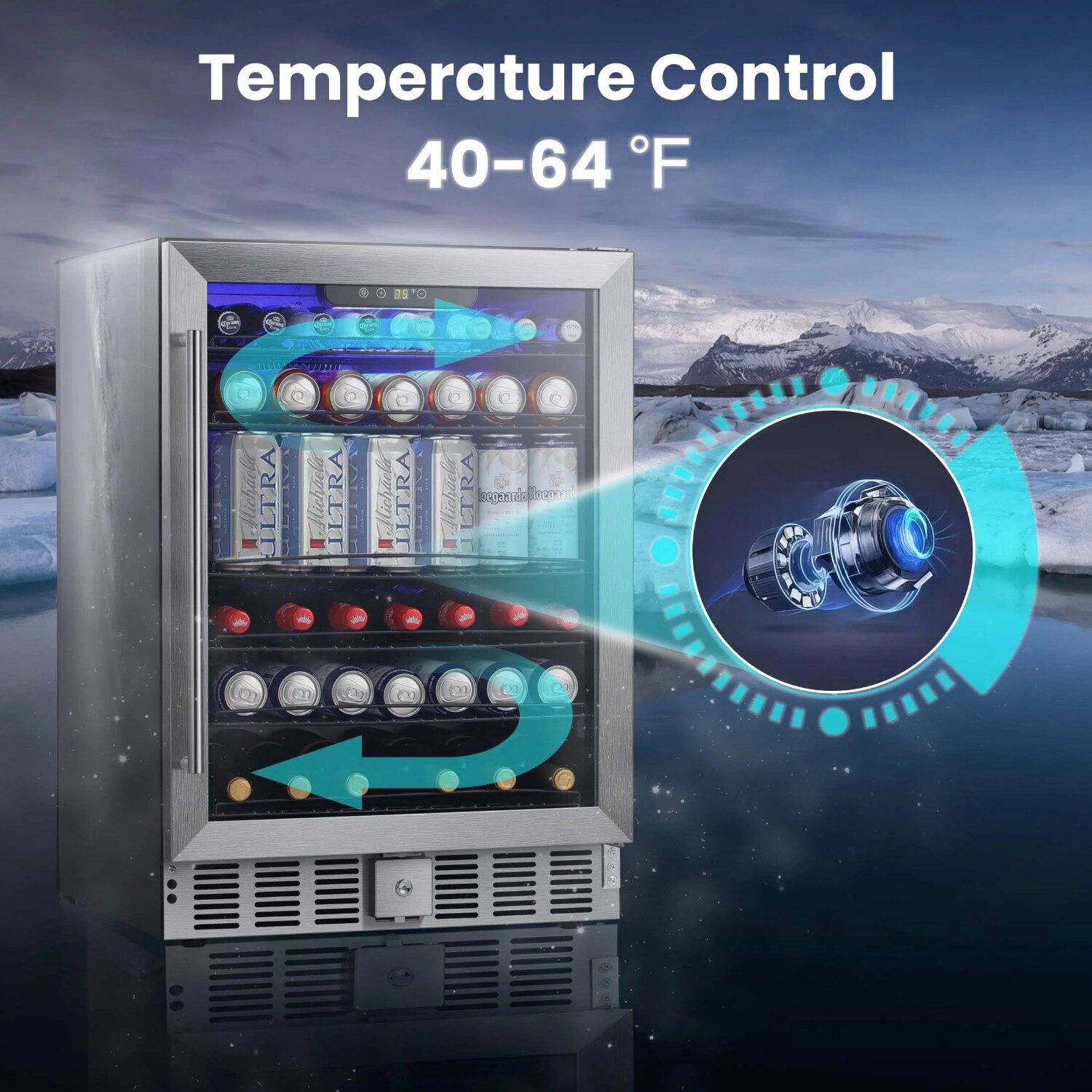 Antarctic Star LSAS-W58145B Beverage-Dispensers - View #6