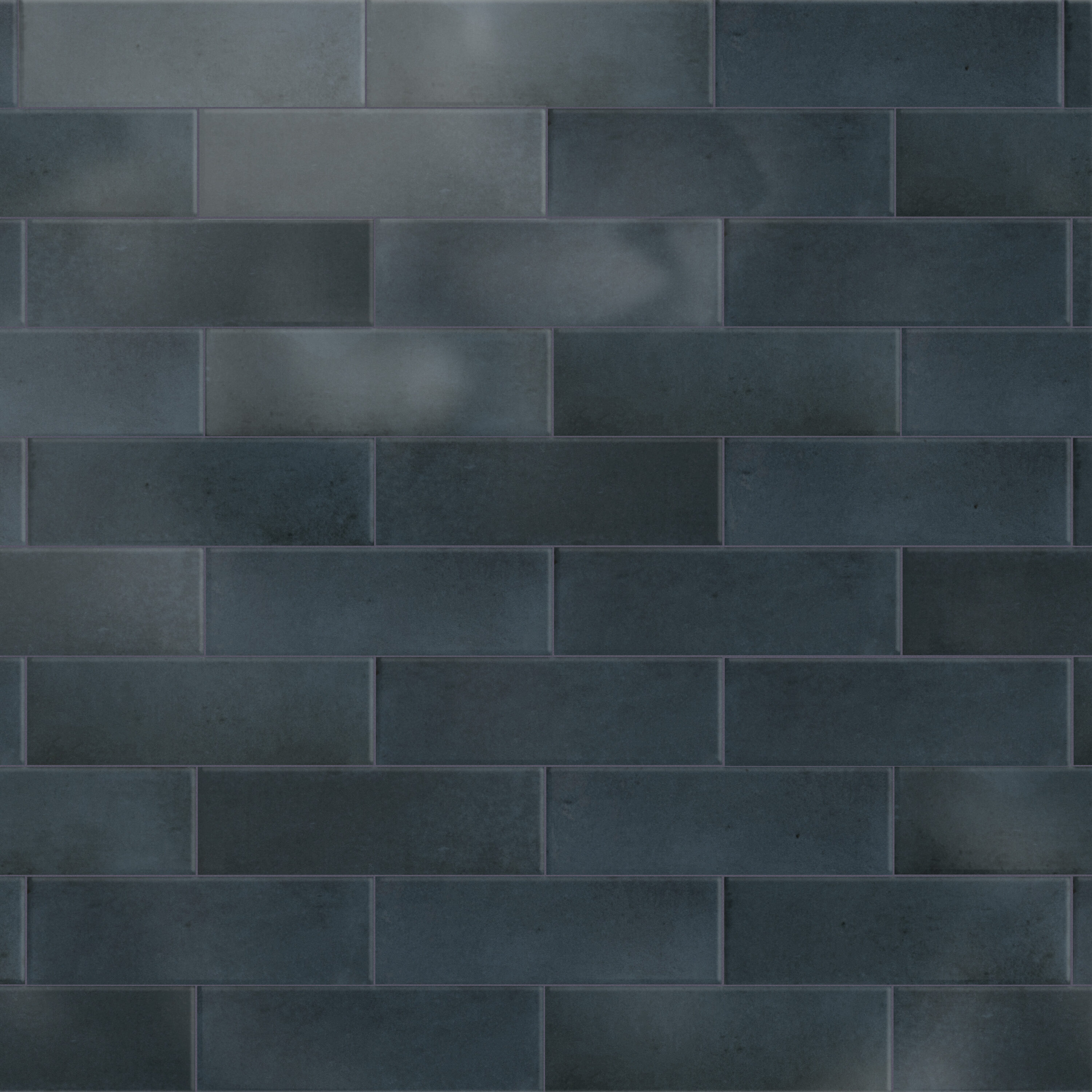 Affinity Tile WEQ6CCGBNT Coco Blue Night 2-in x 6-in Glossy Porcelain Subway Wall Tile (5.94-sq. ft/ Carton)
