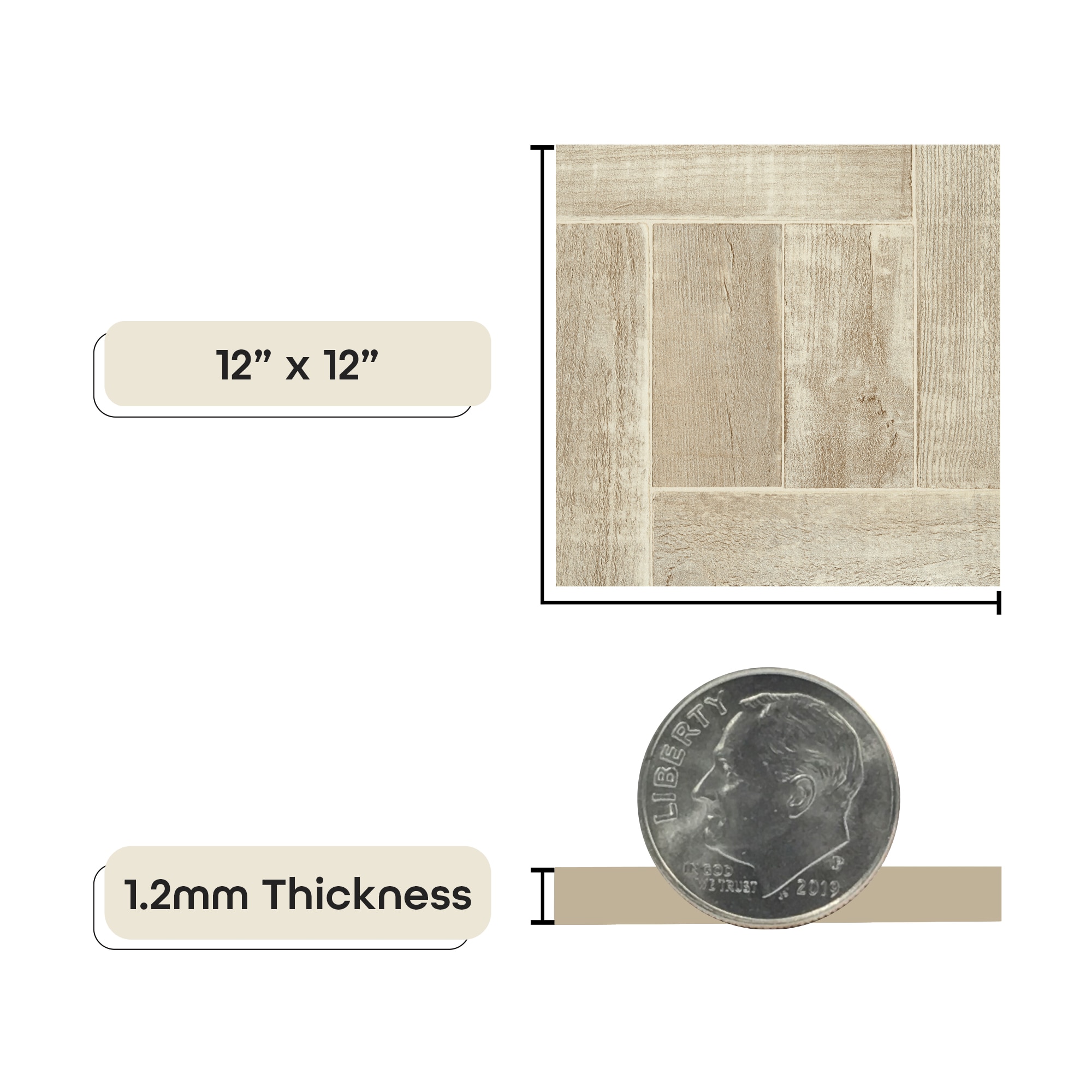 Achim FTVWD23045 Vinyl-Tiles - View #10
