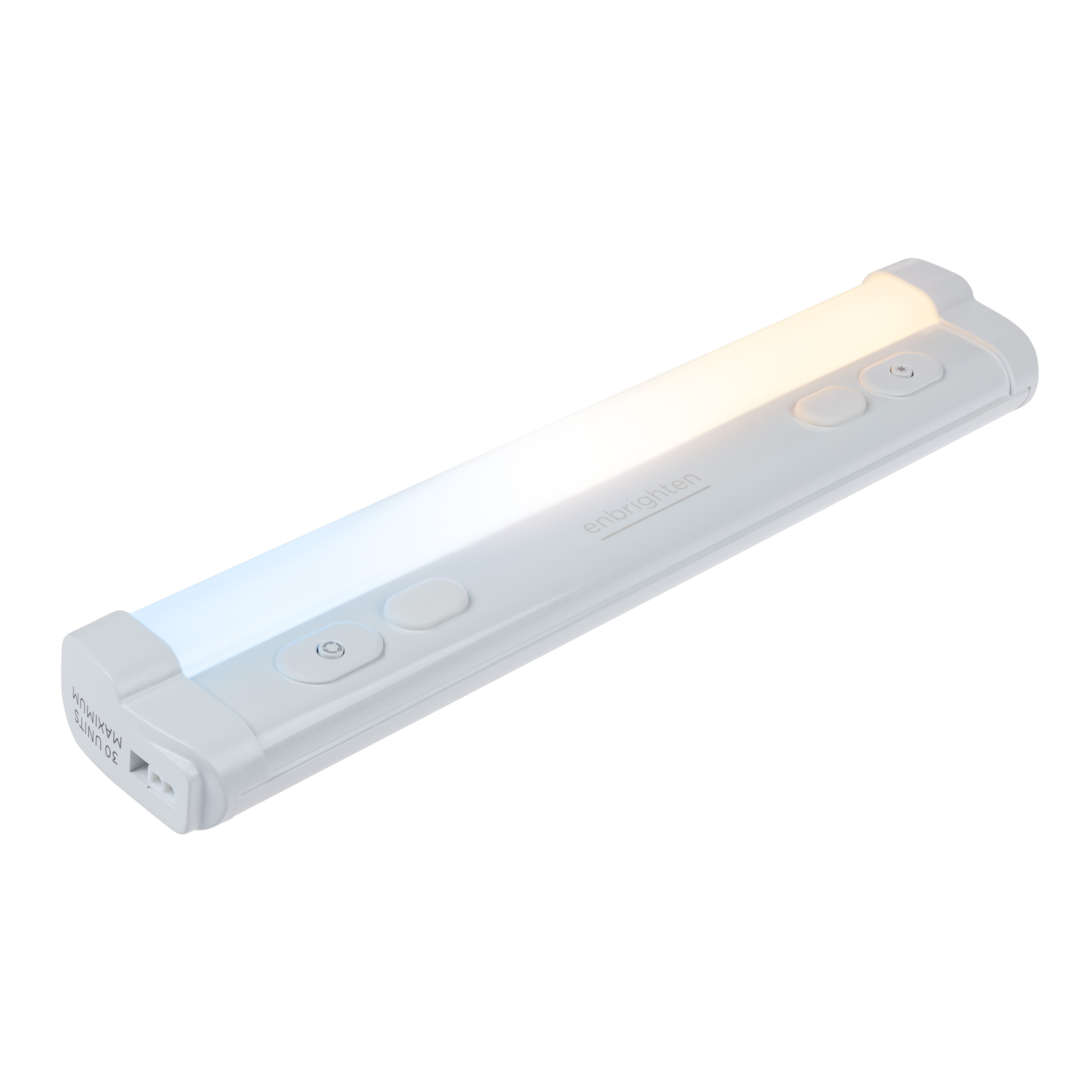 Enbrighten 12-in Plug-in LED Under Cabinet Light Bar #82783-T1