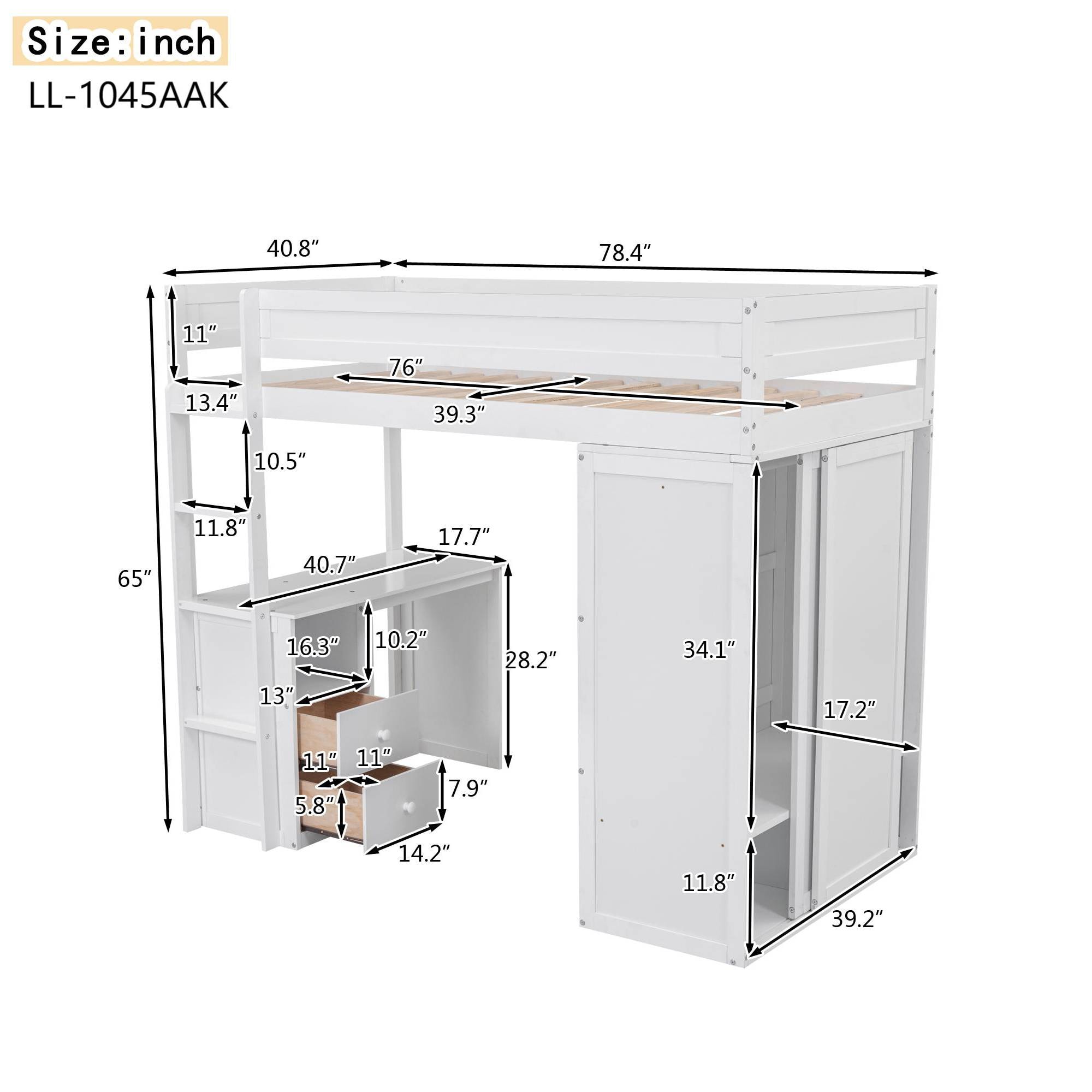 Yiekholo LL-1045AAK Bunk-Beds - View #8