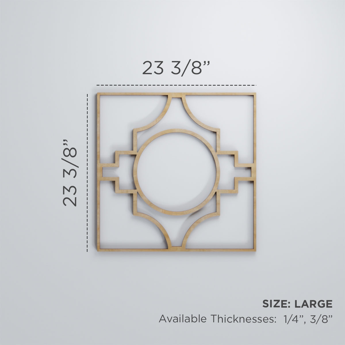 Ekena Millwork WALW24X24X0250GYPCH Wall-Panels - View #3