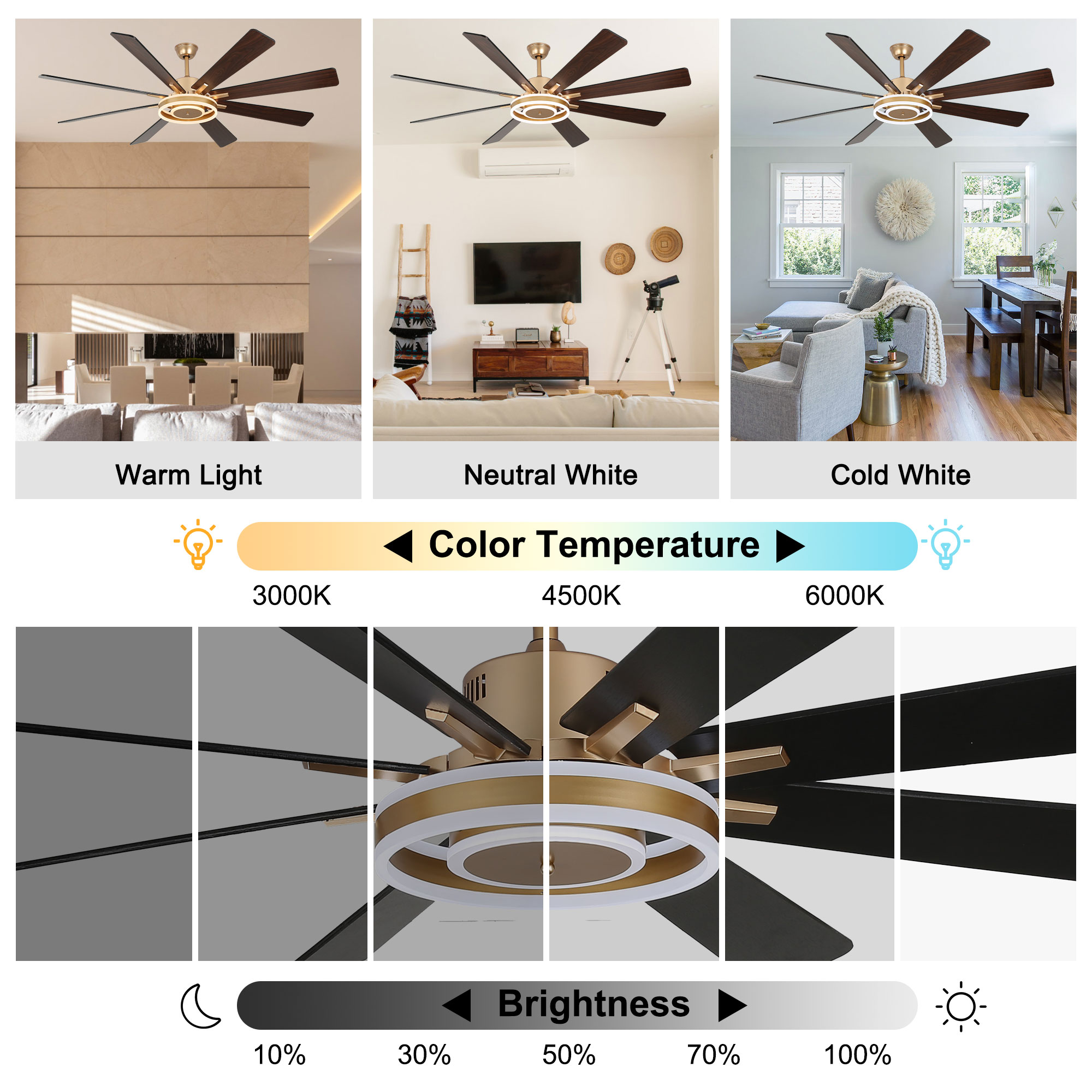 Bella Depot DCFSD7202-G Ceiling-Fans - View #8