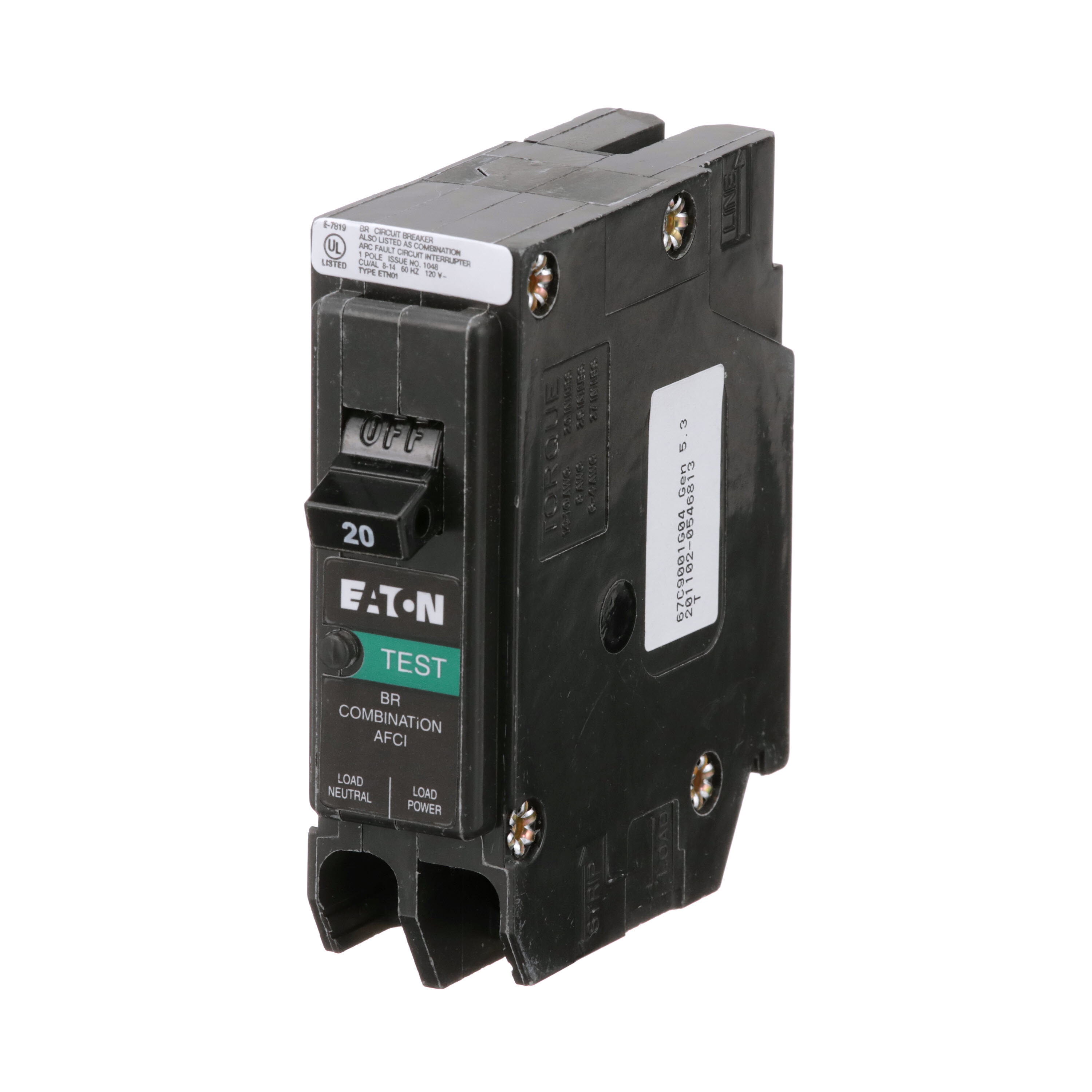 Eaton BRP120AFCS Circuit-Breakers - View #2