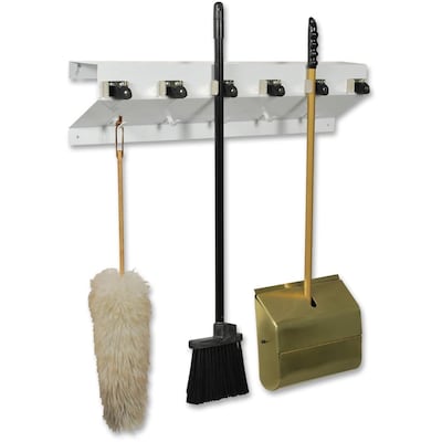 Mop And Broom Holder Storage Organization At Com - Wall Broom Holder Target