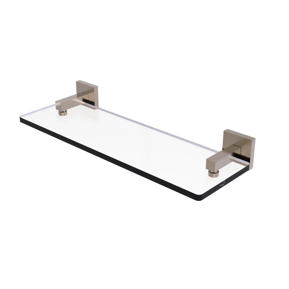 Allied Brass MT-1-16-PEW Montero Antique Pewter Wall mount Bathroom Shelf ( 16-in x 2-in x 5-in )