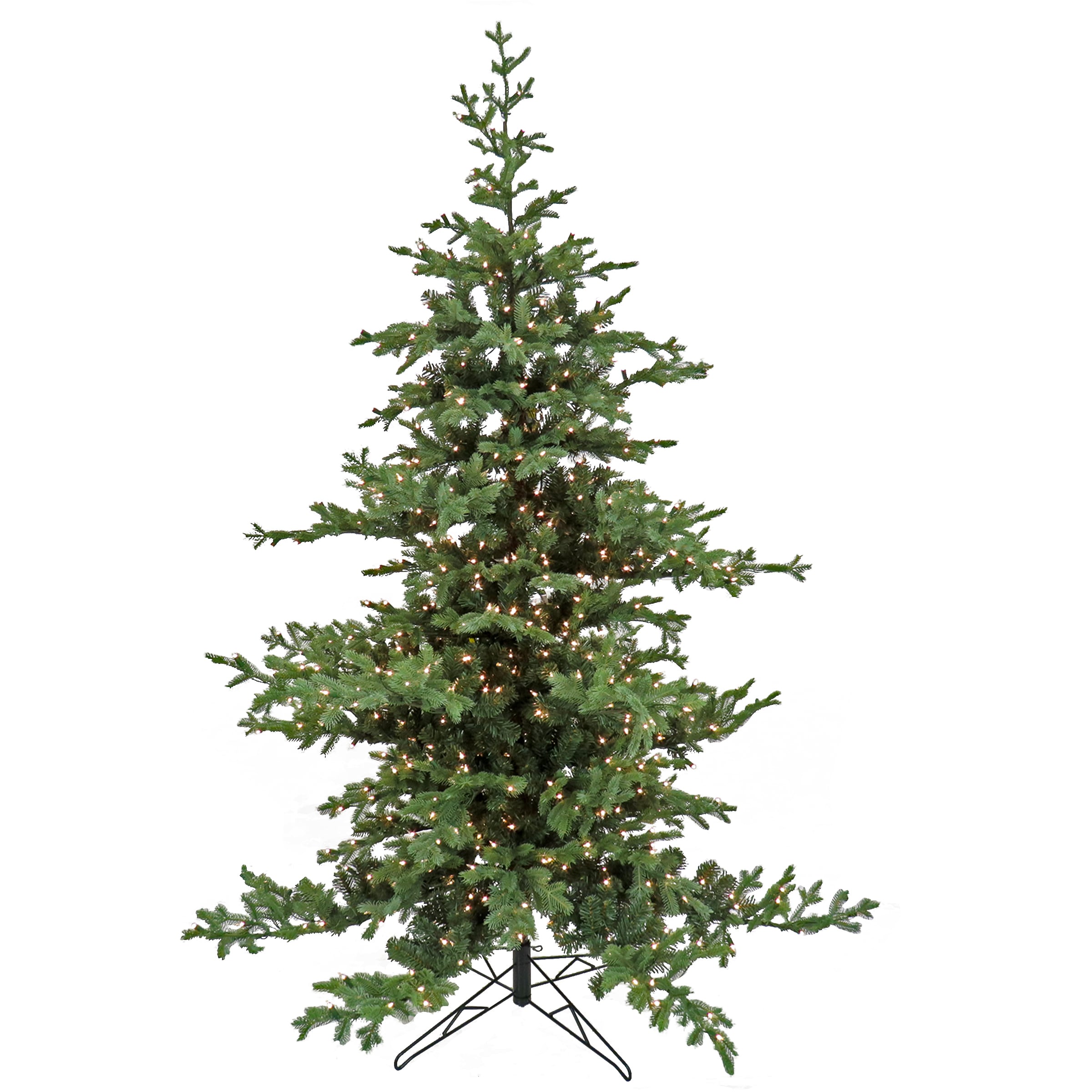 National Tree Company 7.5-ft Pre-lit Artificial Christmas Tree with ...