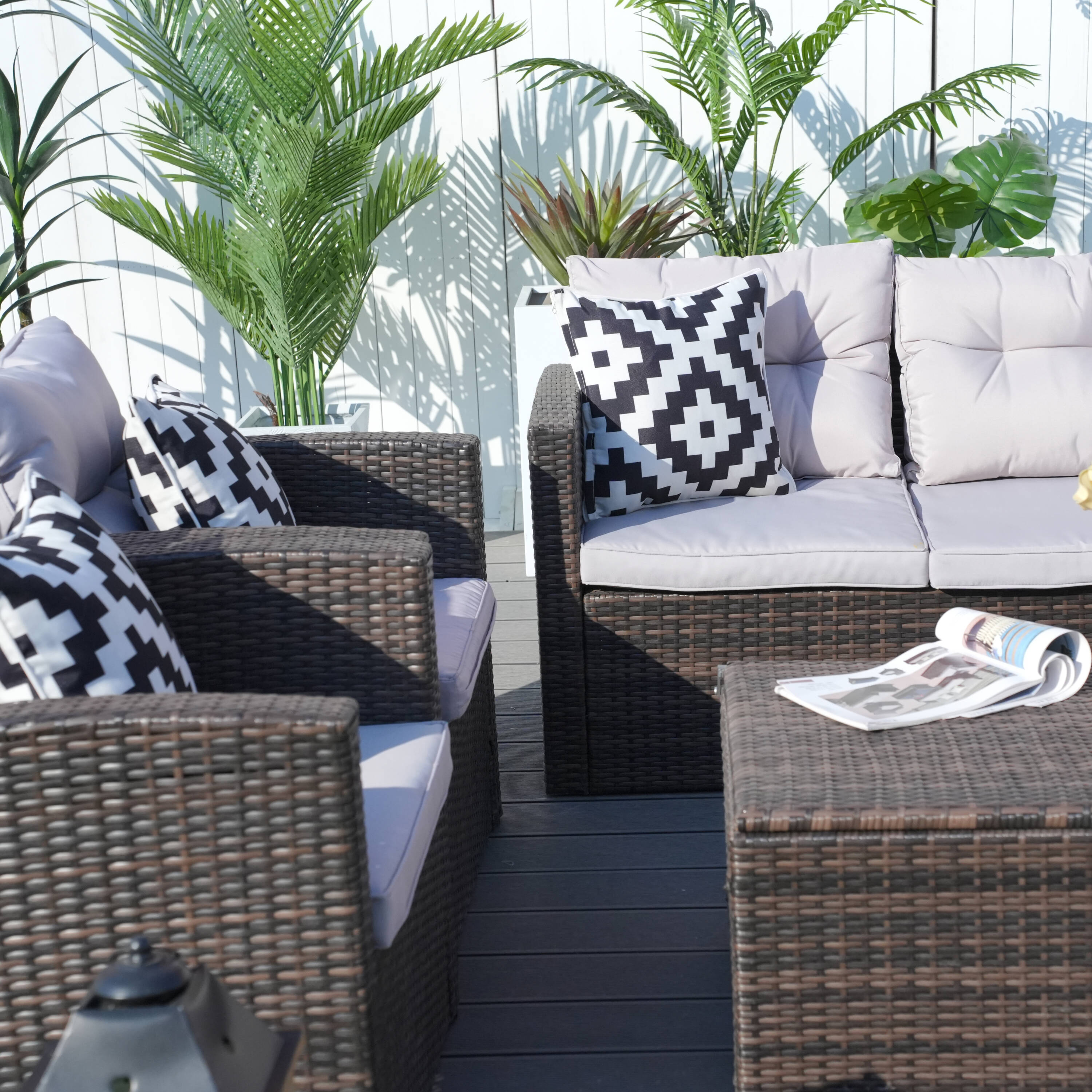 Moda Furnishings MOS-1503-B Patio-Conversation-Sets - View #6