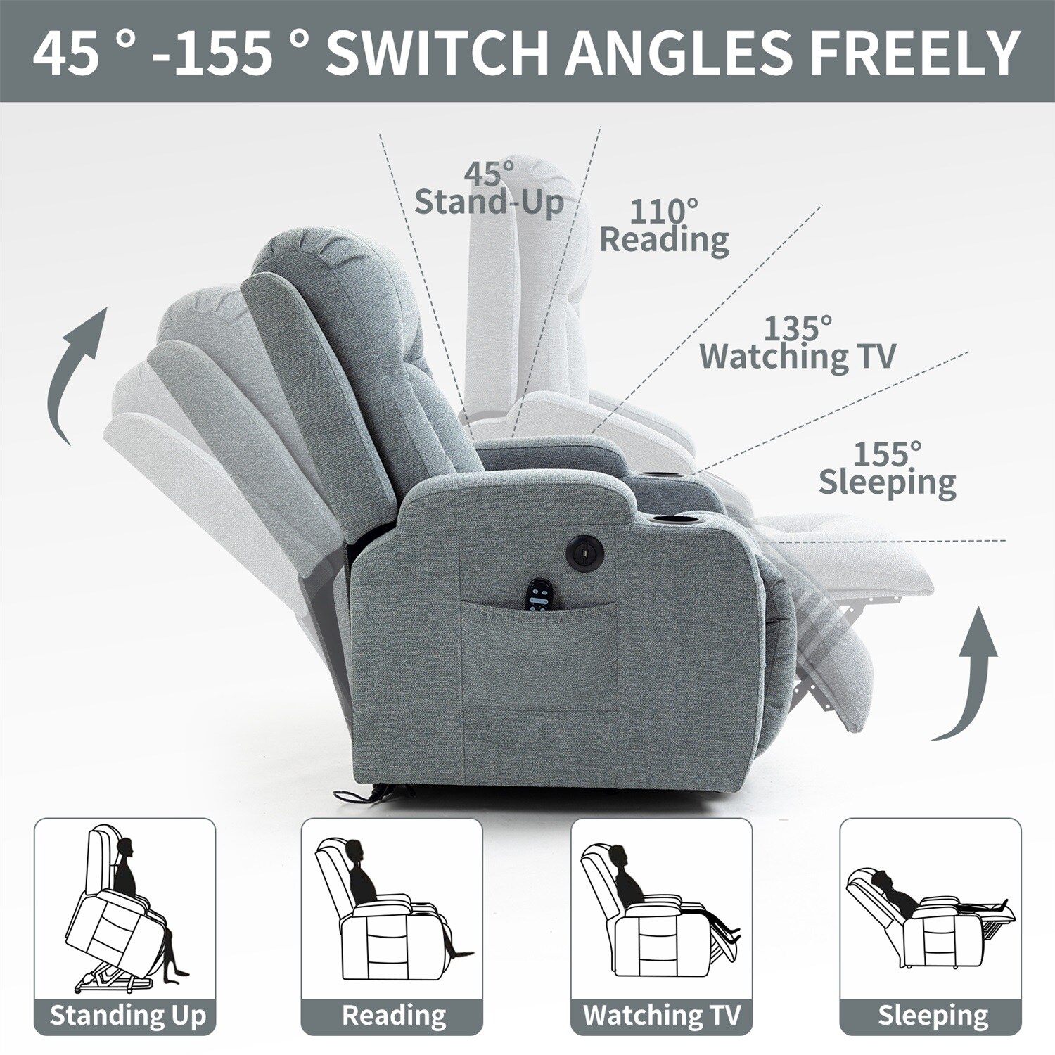 Mondawe OR-30040-GP recliners - View #7