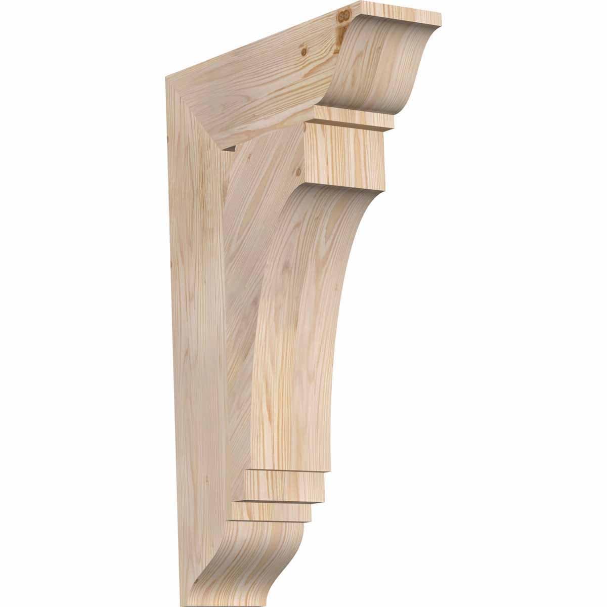 Ekena Millwork BKT06X20X32IMP01SDF Imperial traditional smooth 5-1/2-in x 20-in x 32-in Douglas fir Brown Wood Standard bracket