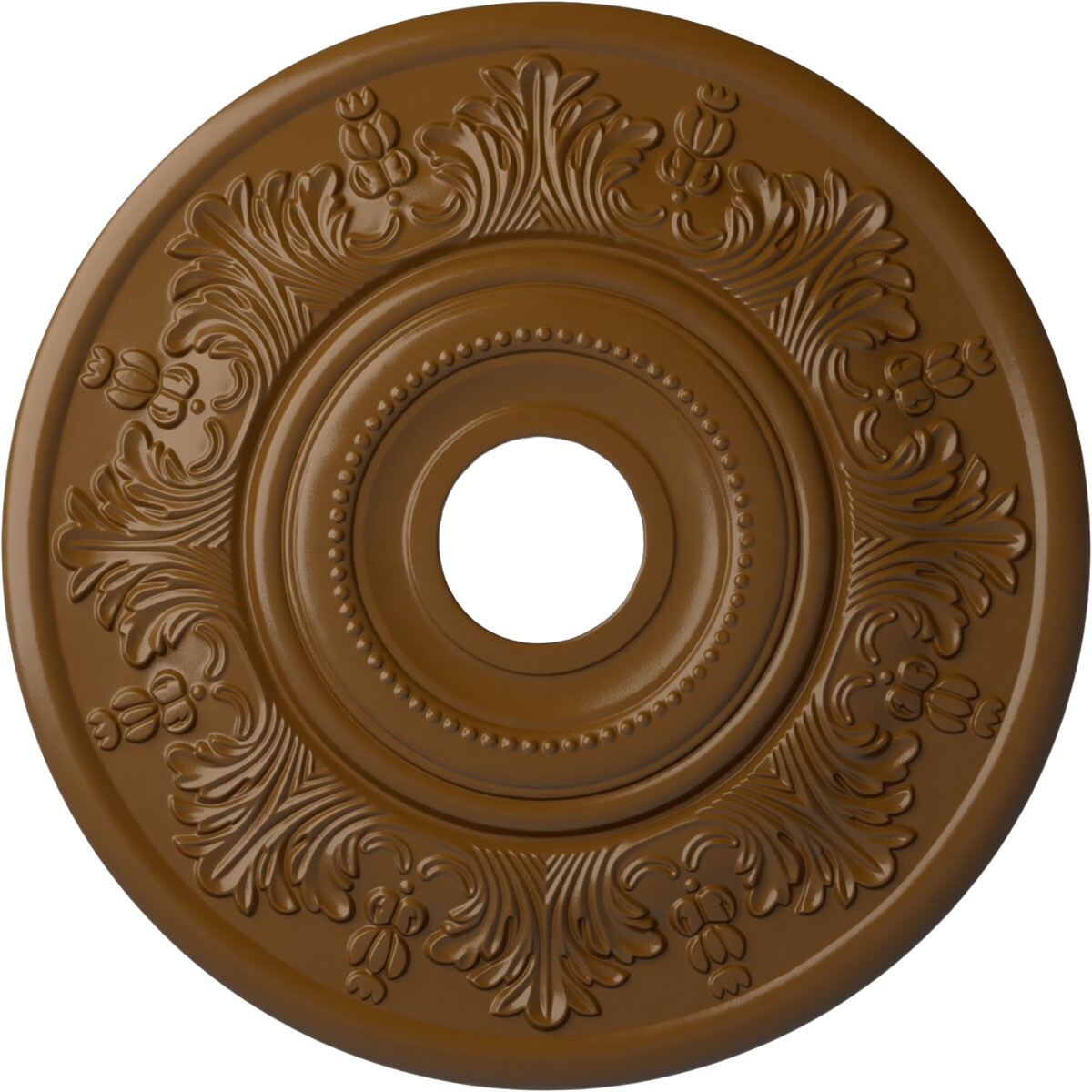 Ekena Millwork CM20VISTF Vienna 20-in W x 20-in L Painted Smokey Topaz Polyurethane Split Ceiling Medallion