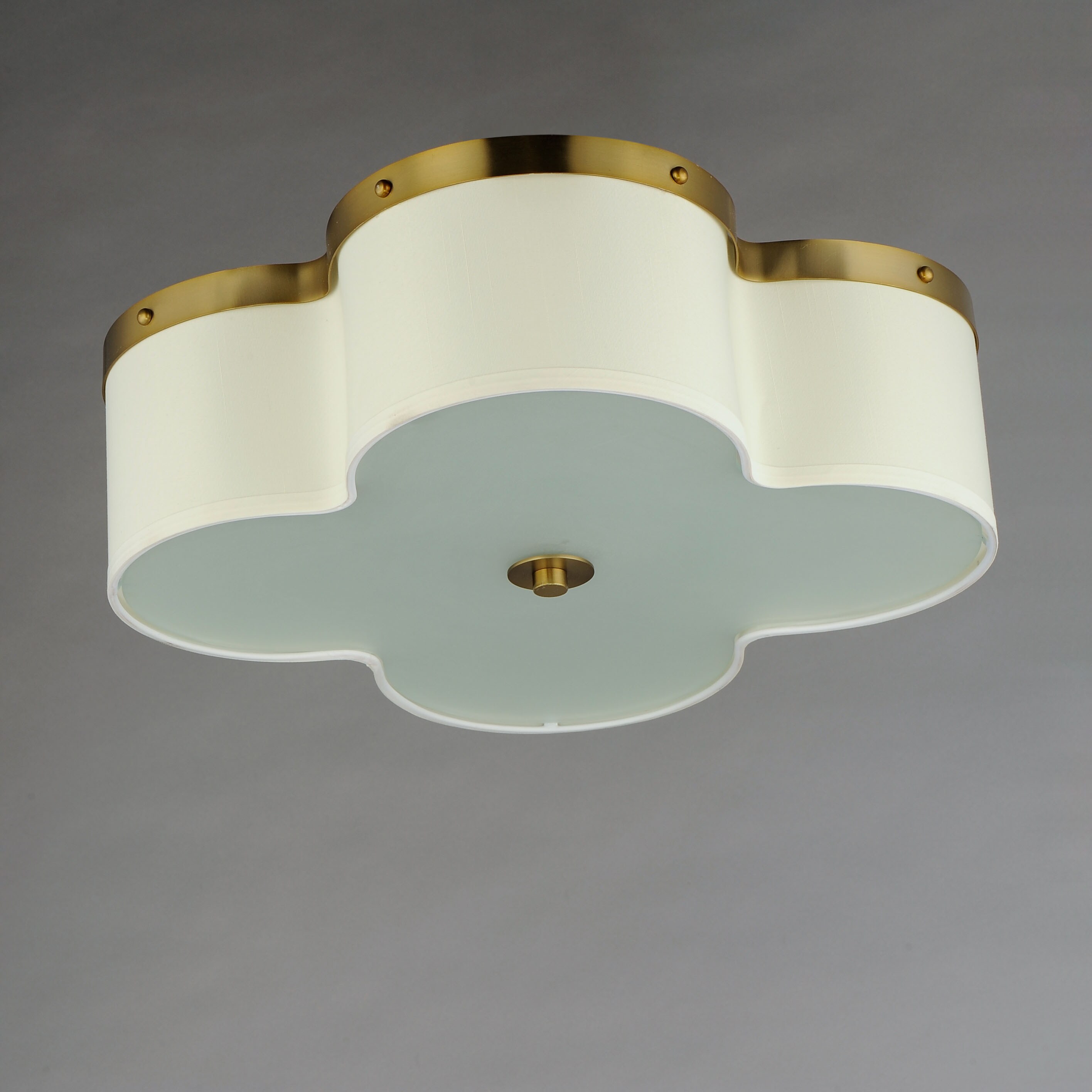 clover shaped flush mount light