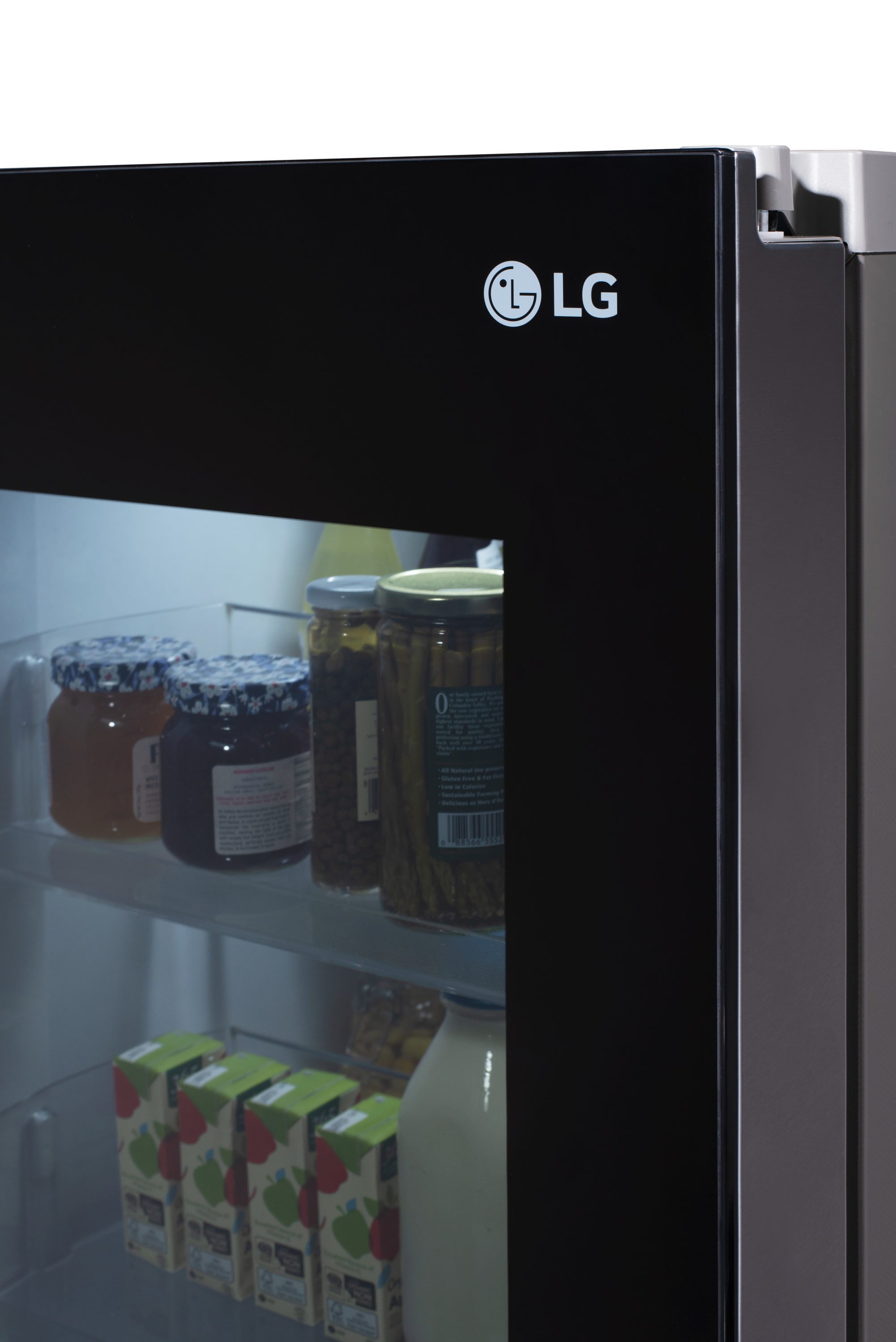 lg instaview with craft ice refrigerator