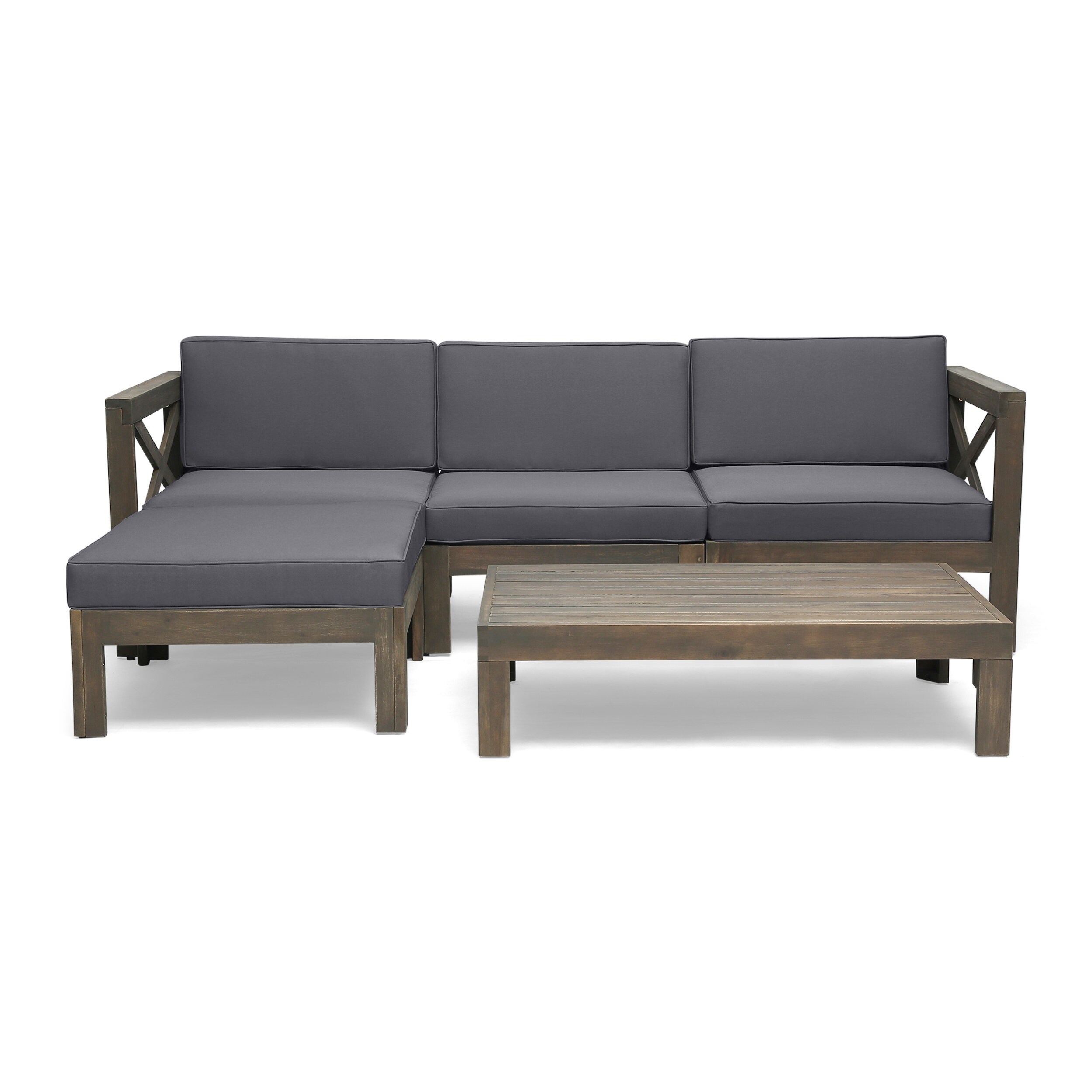 Forclover CNH-WPCS5DGY Patio-Conversation-Sets - View #3